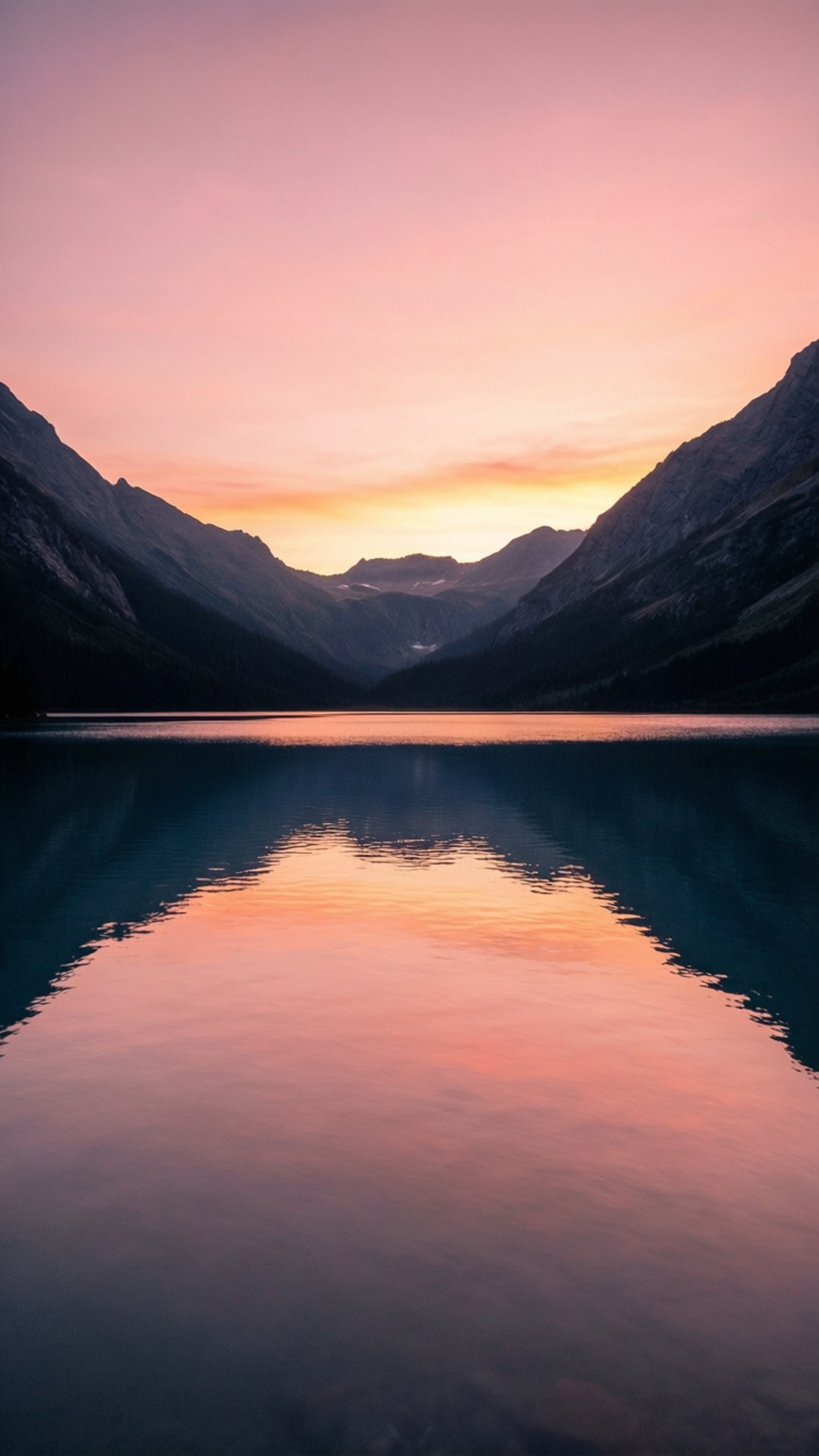Lac de munte senin Fundal