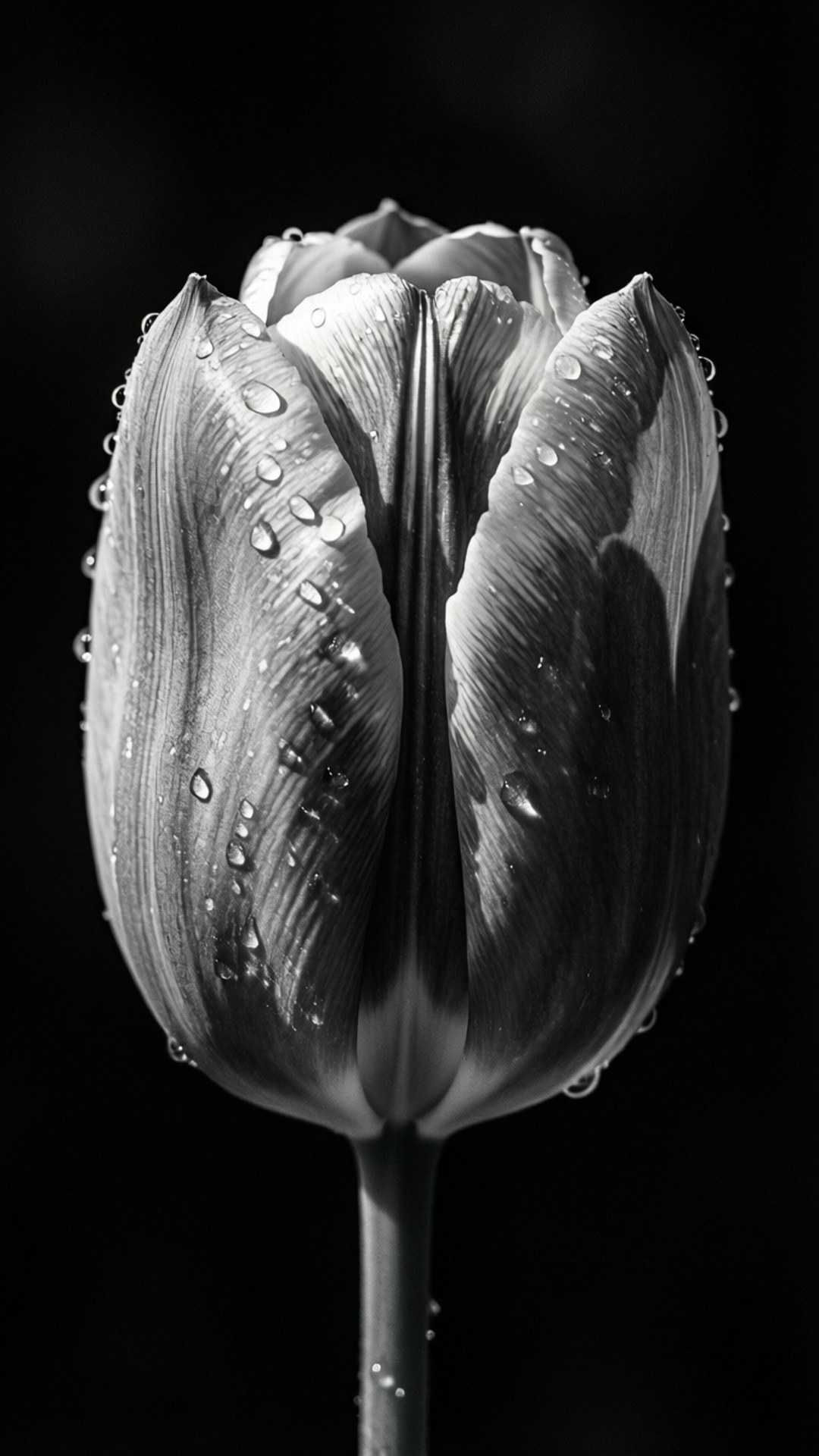 Lalele Monocrome Fundal