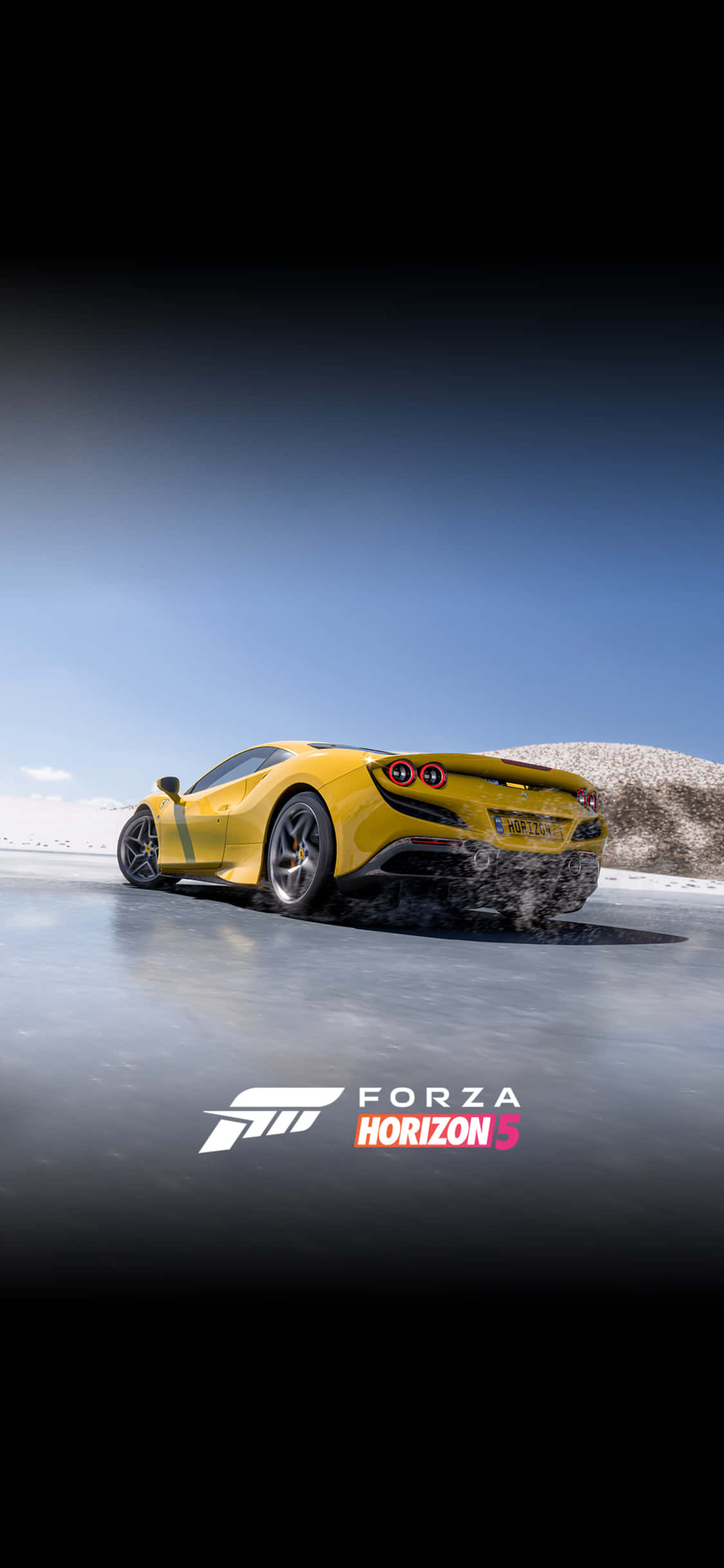 Lamborghini accelerată iPhone X Forza Motorsport 7 fundal