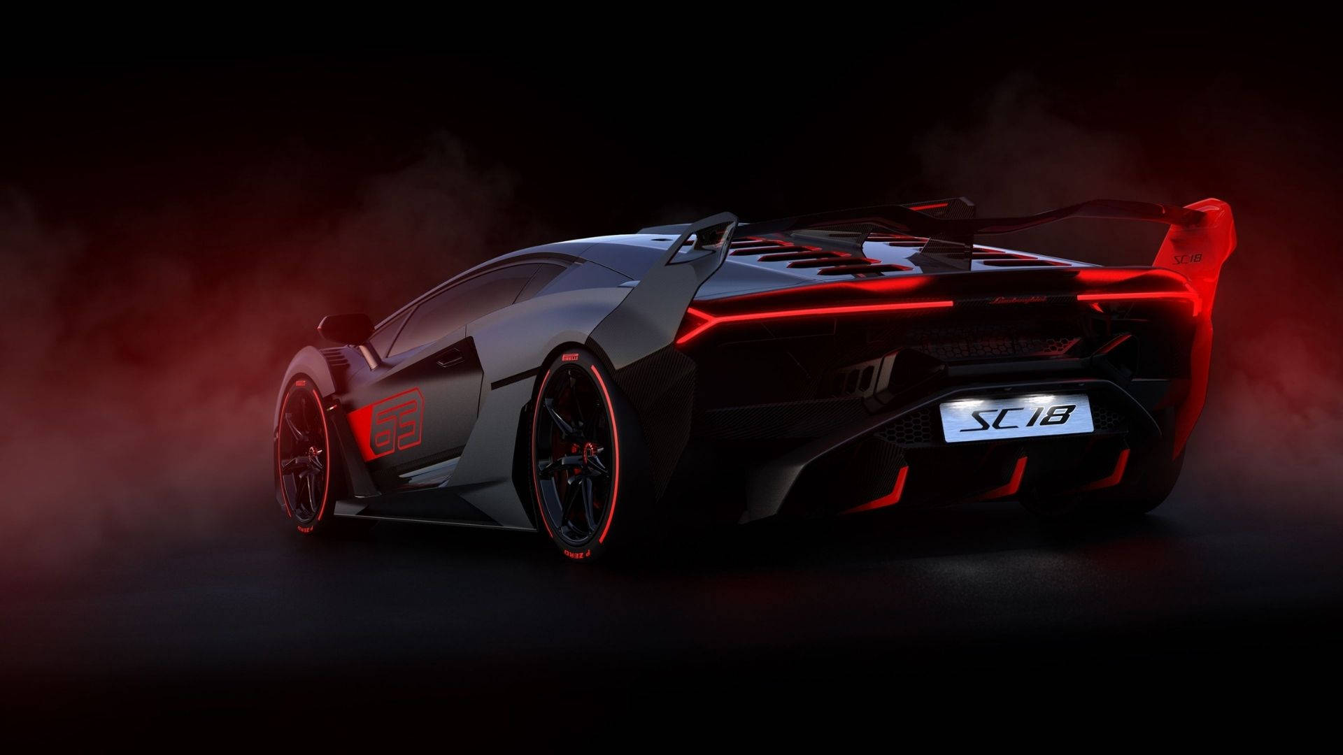 Lamborghini Aventador Spate Fundal