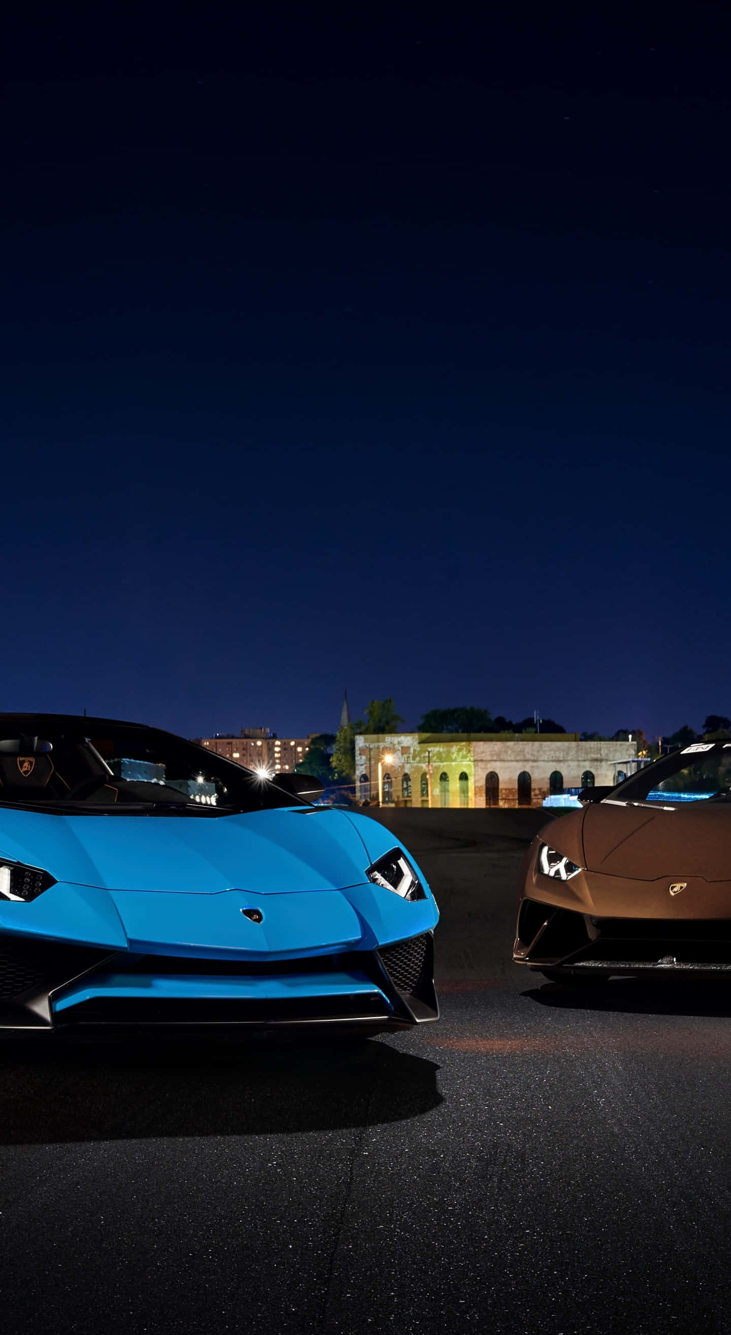 Lamborghini iPhone clasic albastru Fundal