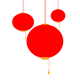 Lampion chinezesc roșu vector Fundal