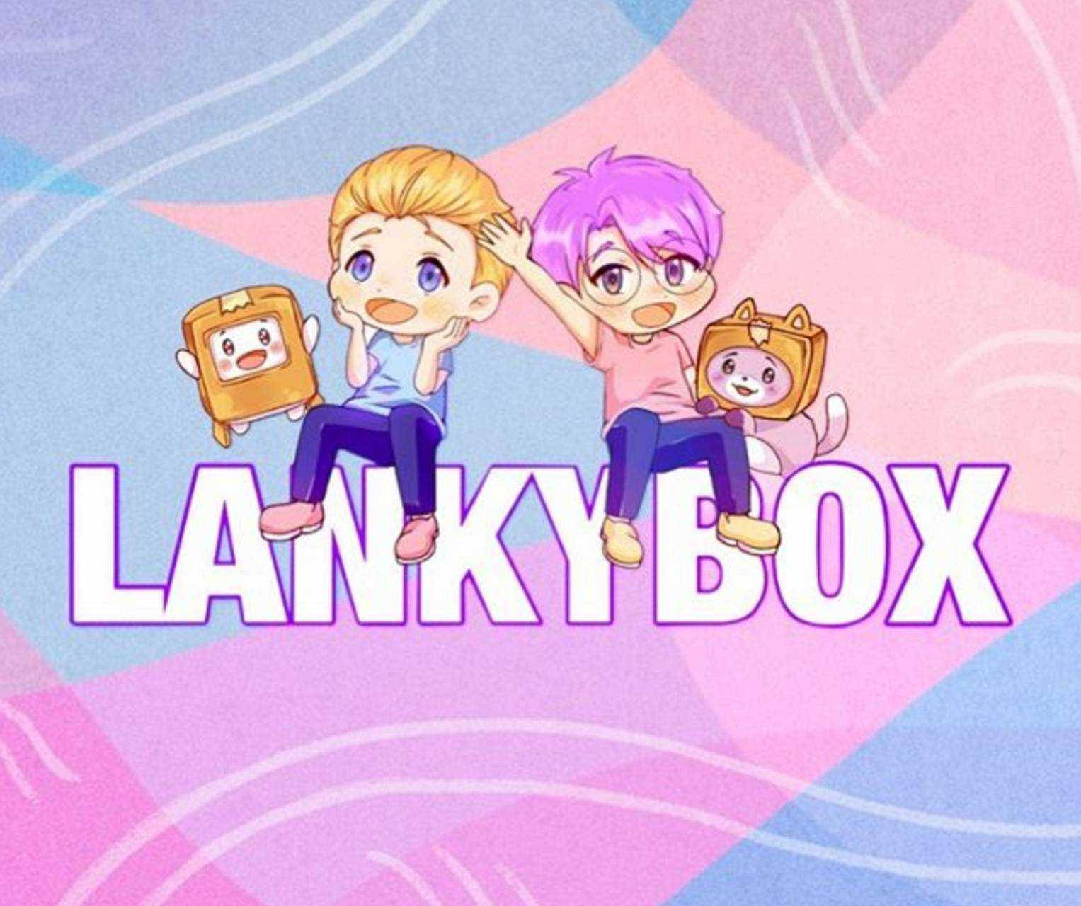 LankyBox Animate Adam și Justin Plusuri Fundal