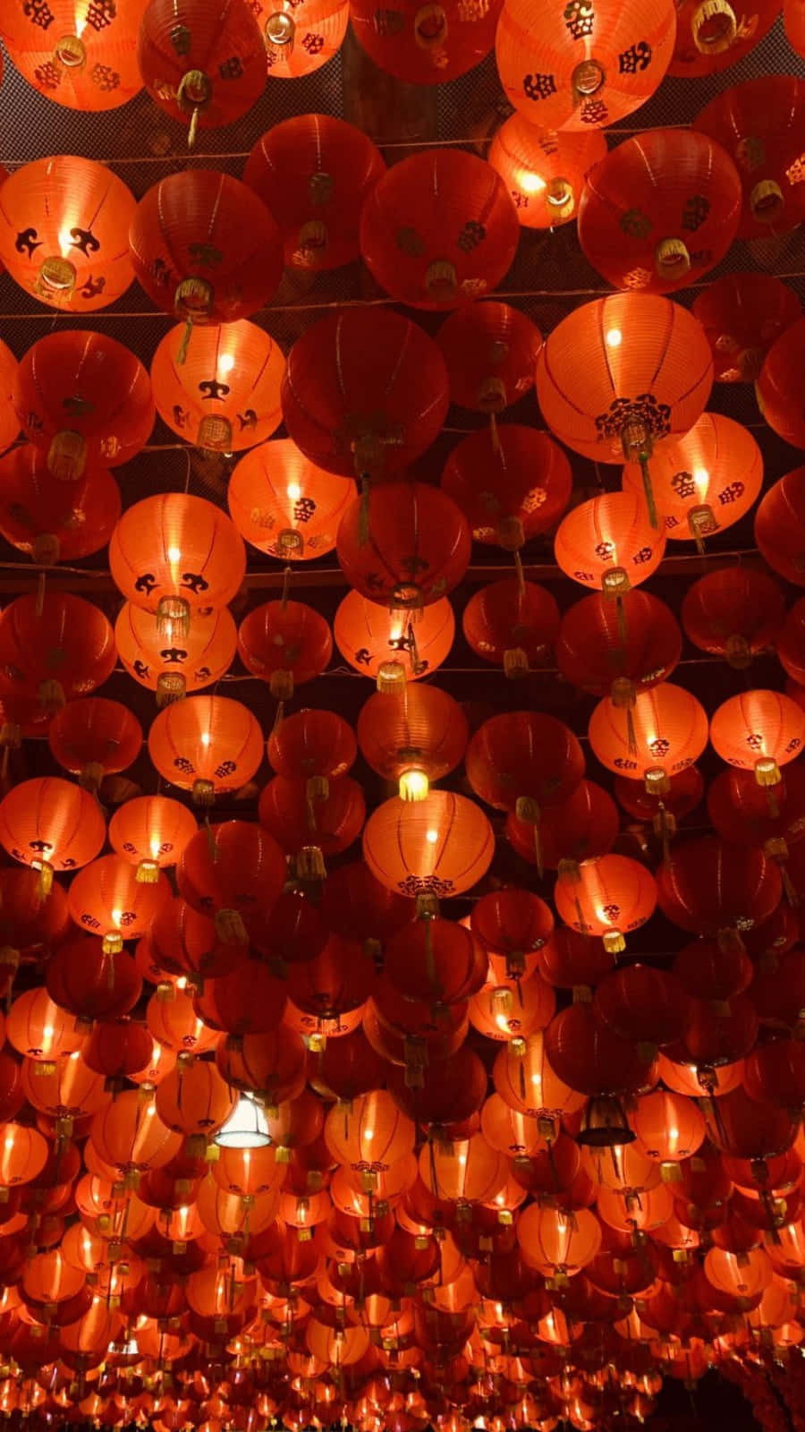 Lanterne de Anul Nou Chinezesc iPhone Fundal