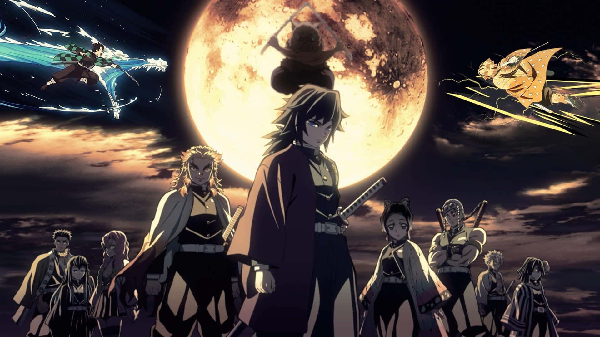 Laptop Hashira Demon Slayer Fundal