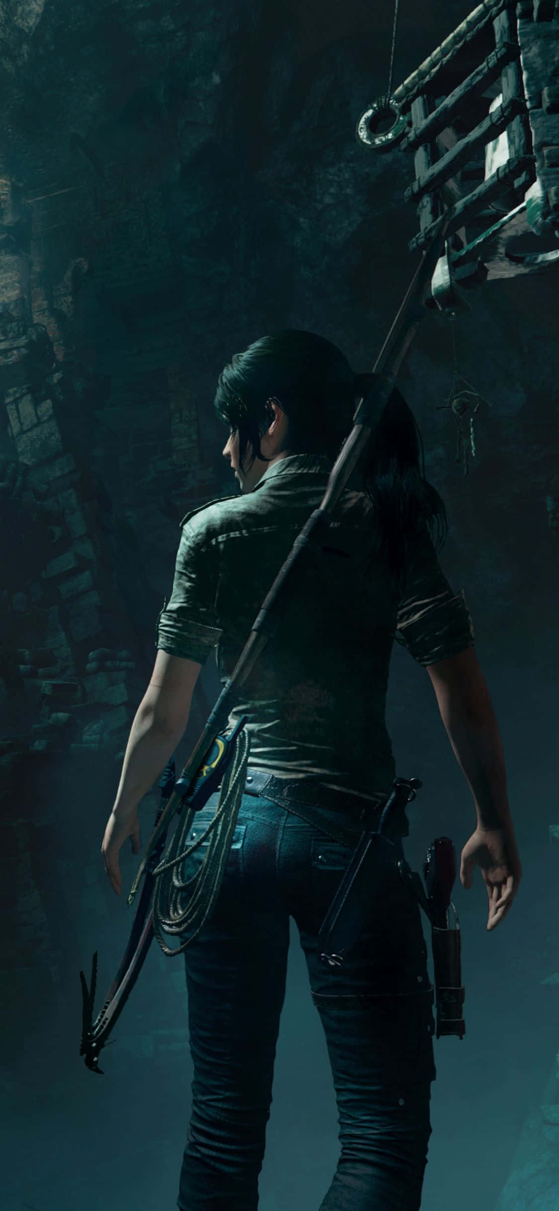 lara croft - captură de ecran Fundal