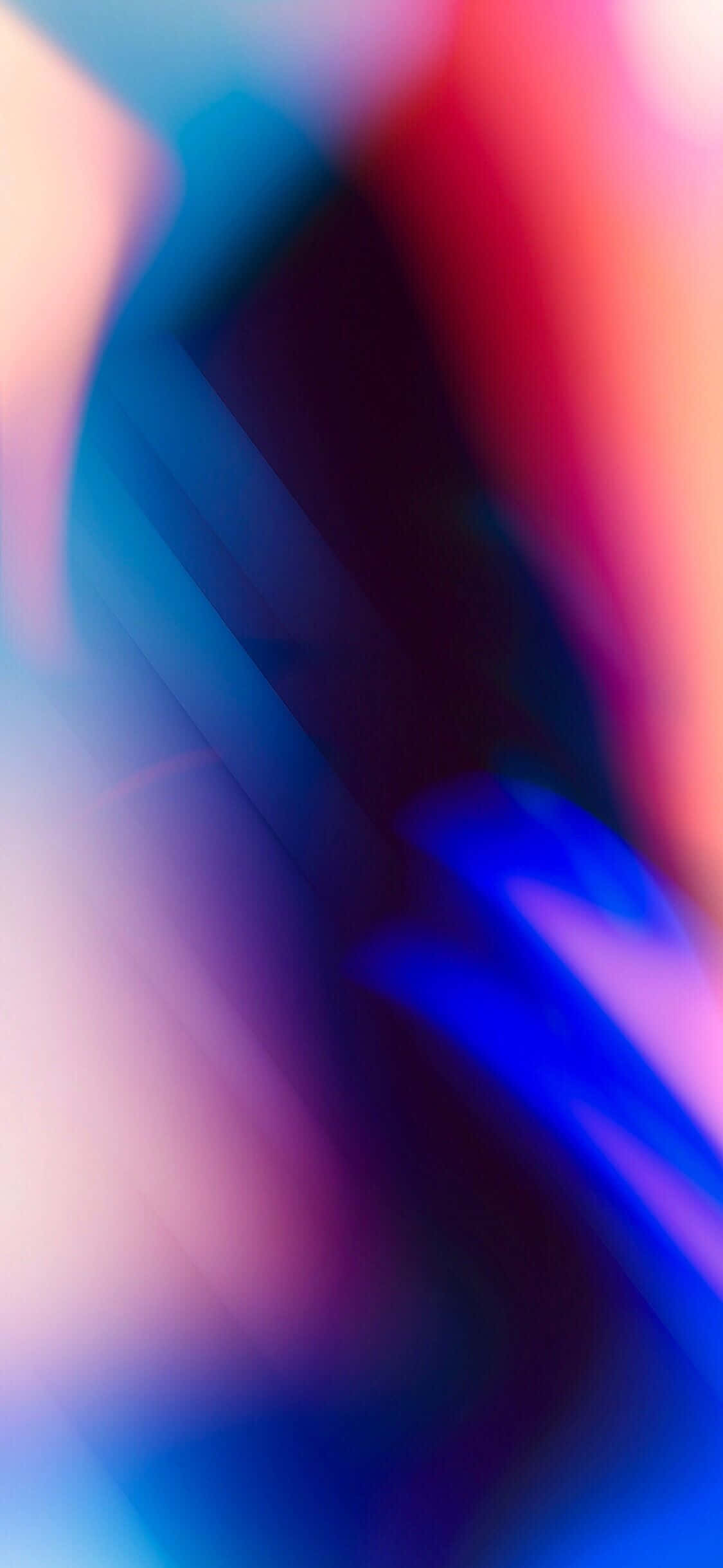"Lasă-ți creativitatea să zboare cu acest wallpaper abstract cool albastru pentru iPhone" Fundal