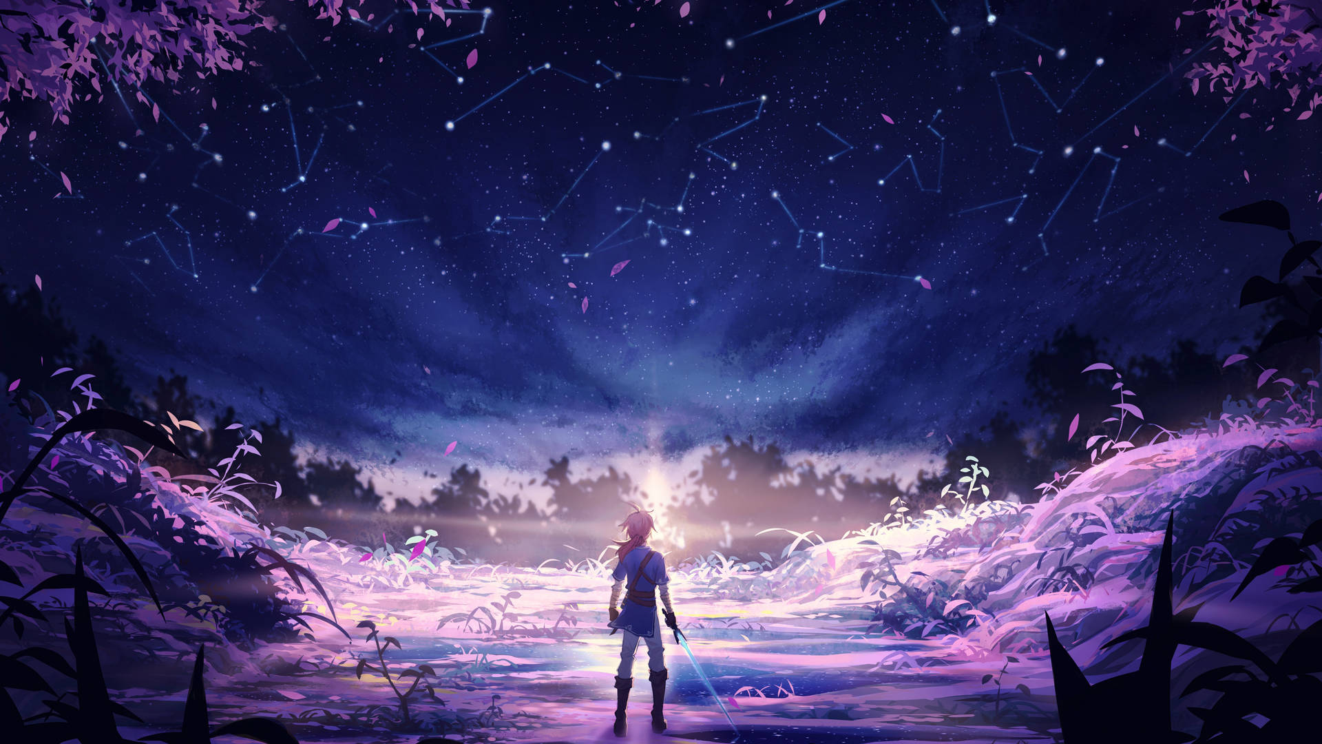 Legend of Zelda violet pentru desktop Fundal