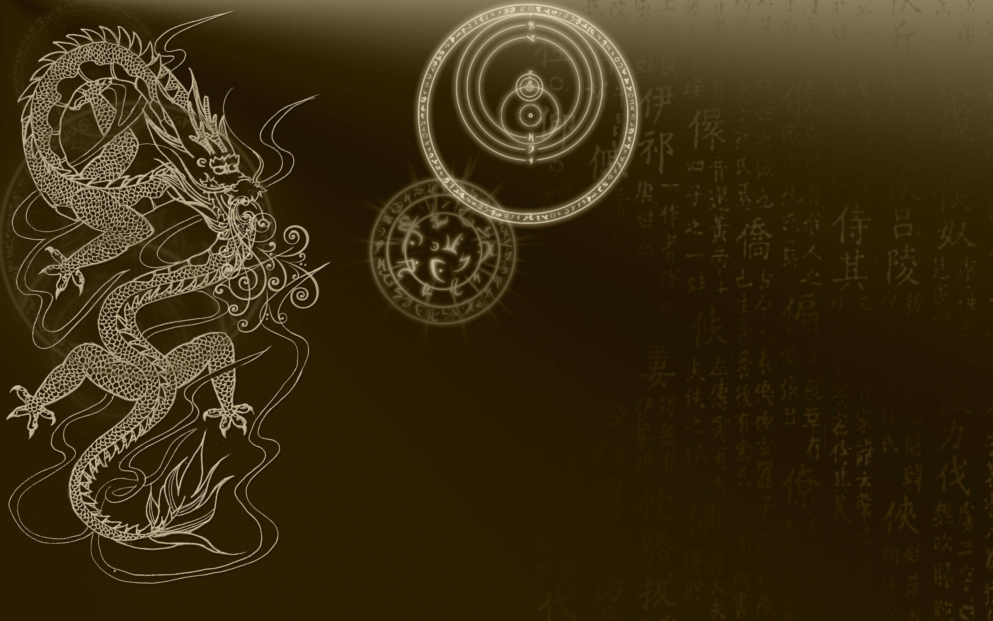 Legendă: Artă Majestuoasă cu Dragon Japonez pe Ecran de PC Fundal