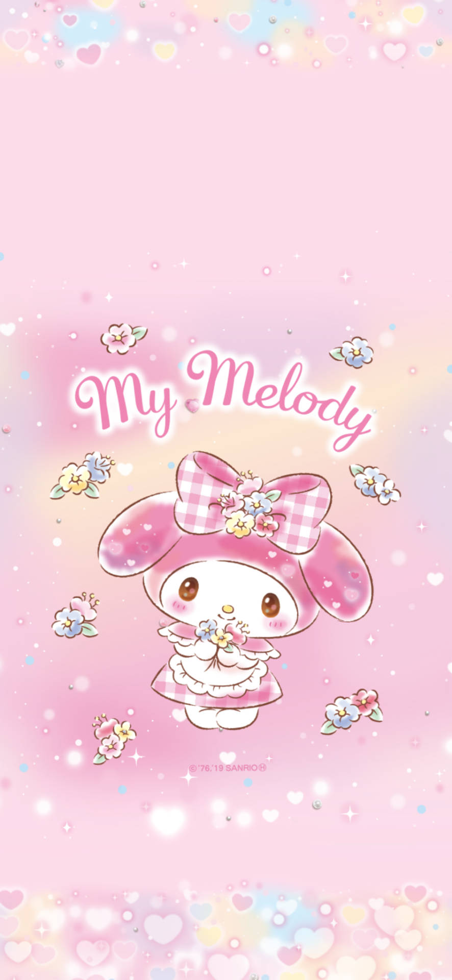 Legendă: Darling Pink My Melody Wallpaper Fundal