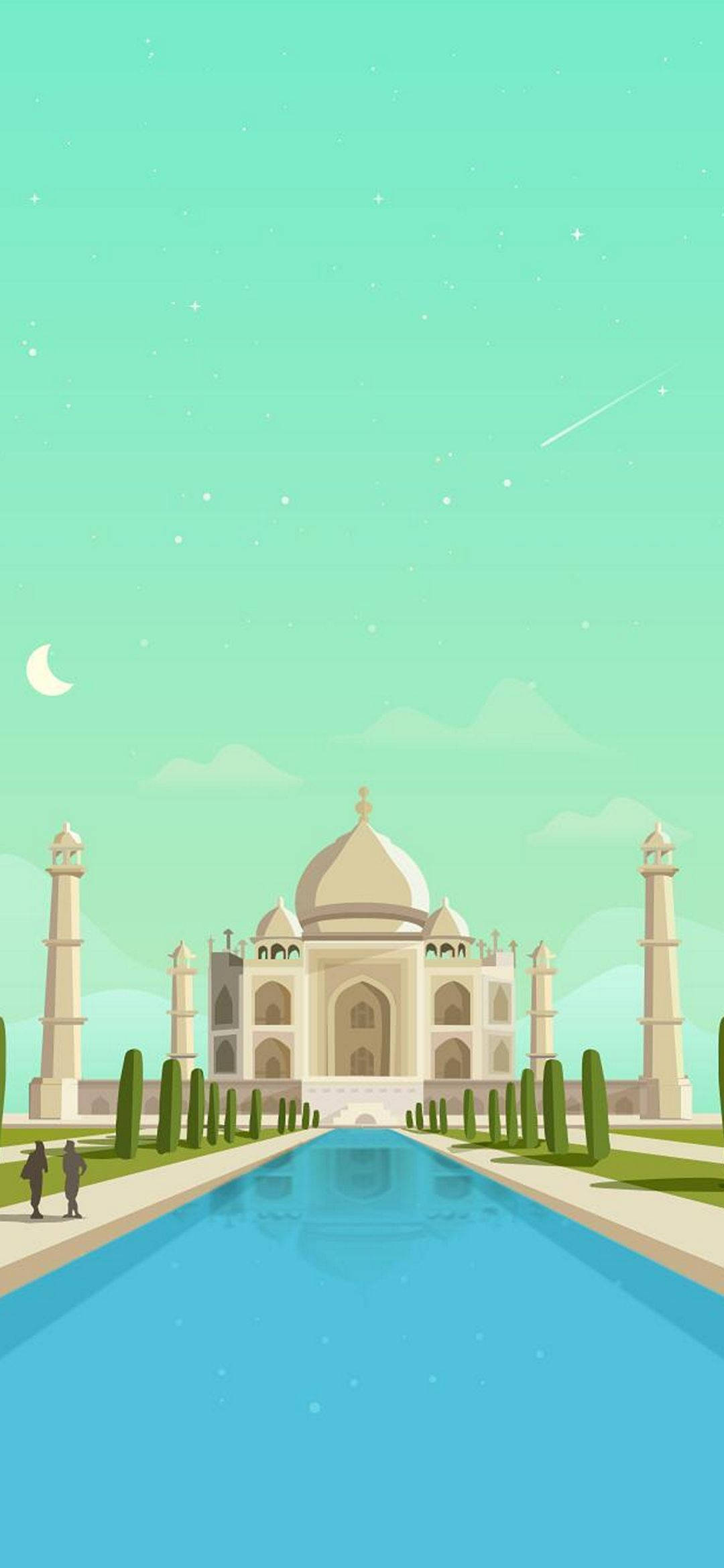 Legendă: Google Pixel 3 capturând apusul perfect Fundal