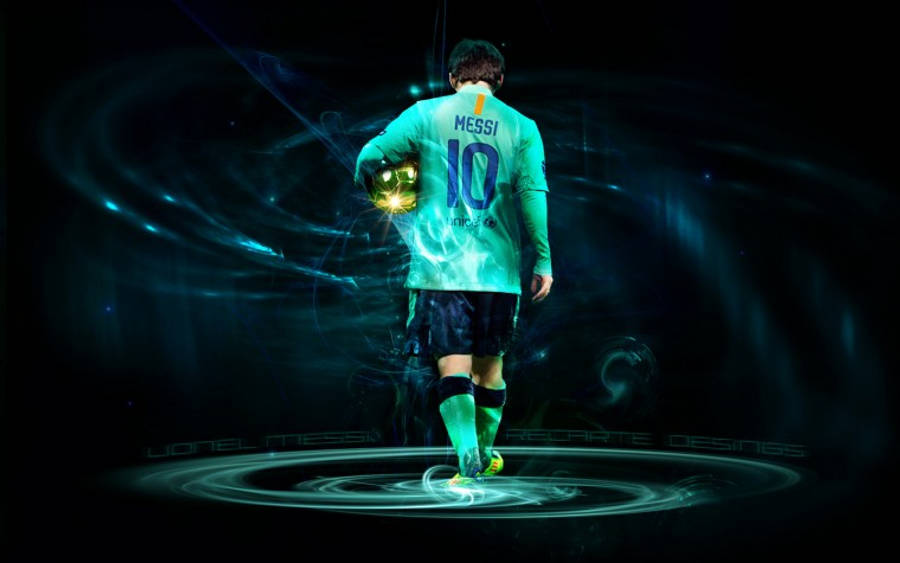 Legenda sportului Messi în 4K Fundal