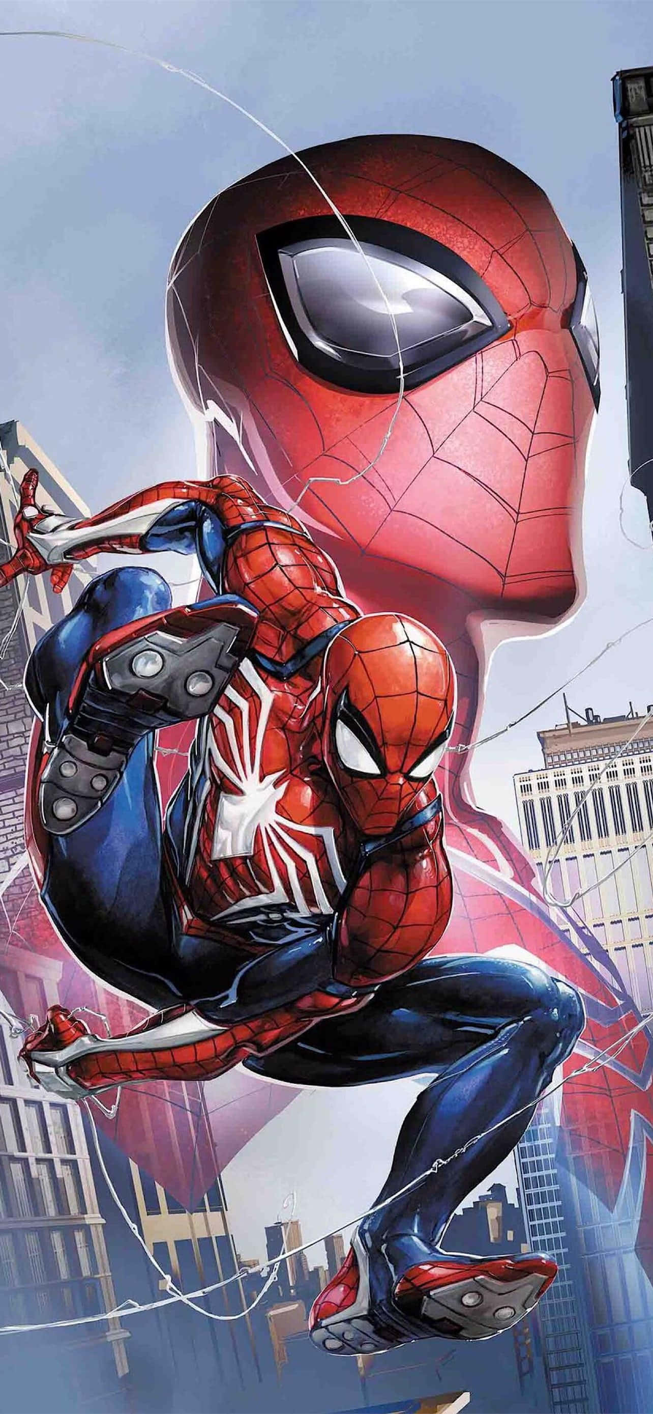 Legendarul acrobat Spider-Man Fundal