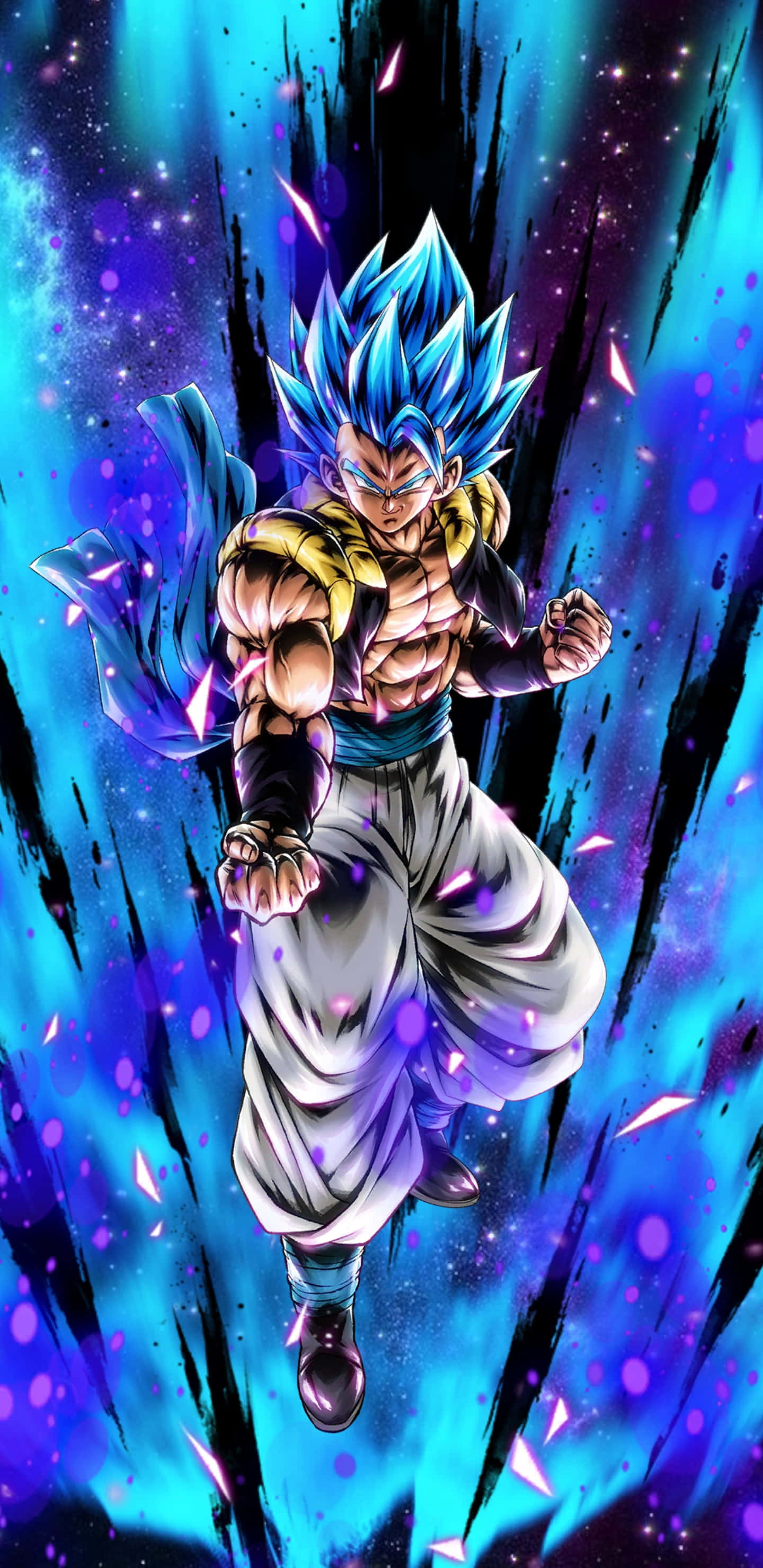 Legendarul Super Saiyan Goku își demonstrează puterea în Dragon Ball Z Fundal