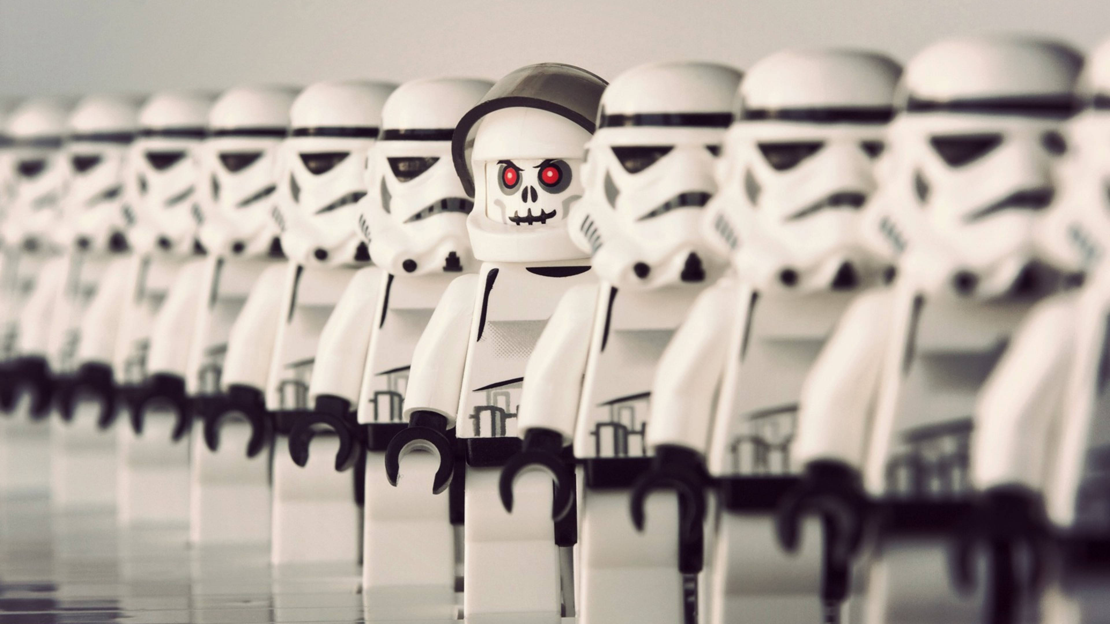 LEGO Star Wars Cu Un Impostor Înfricoșător Fundal