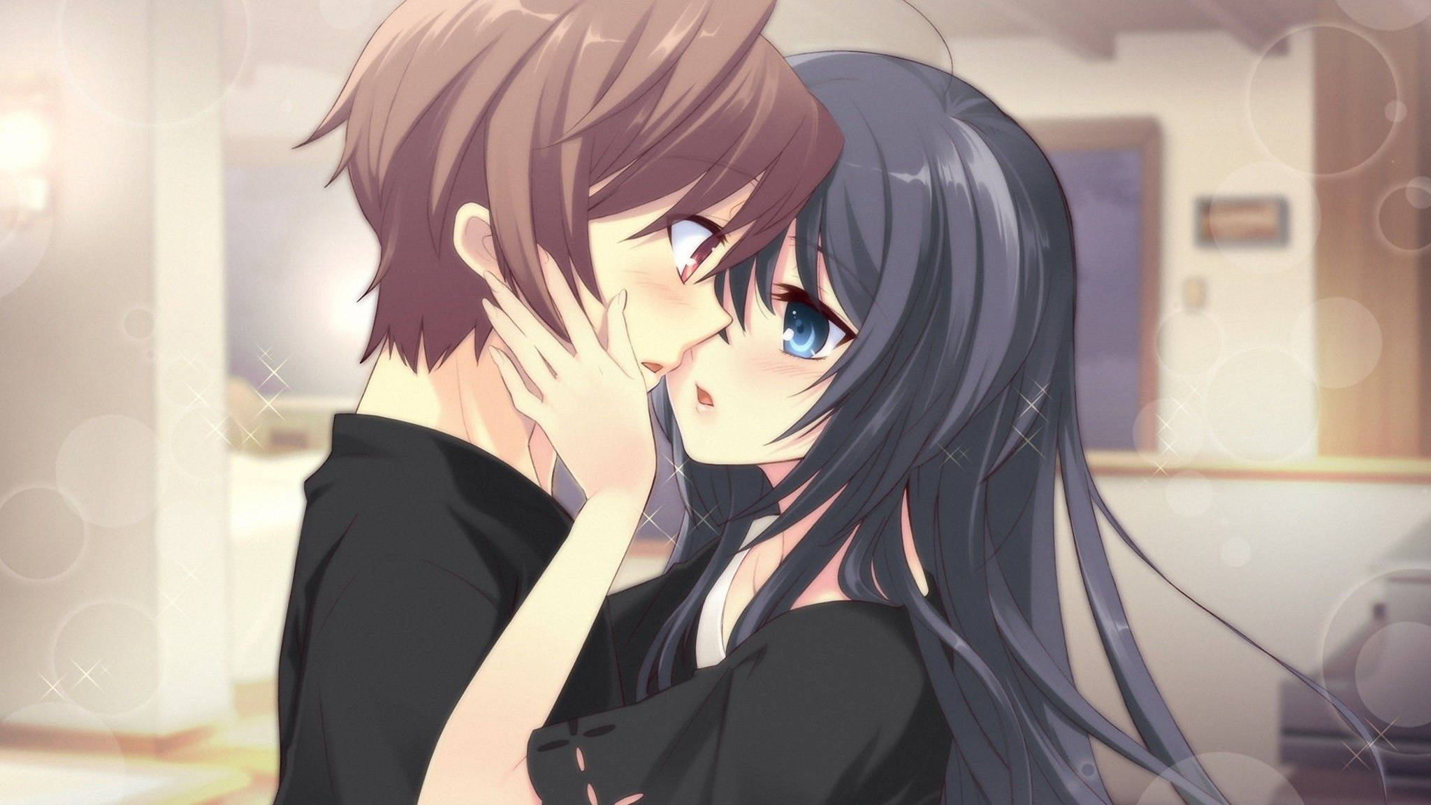 Lesbiene anime romantice Fundal