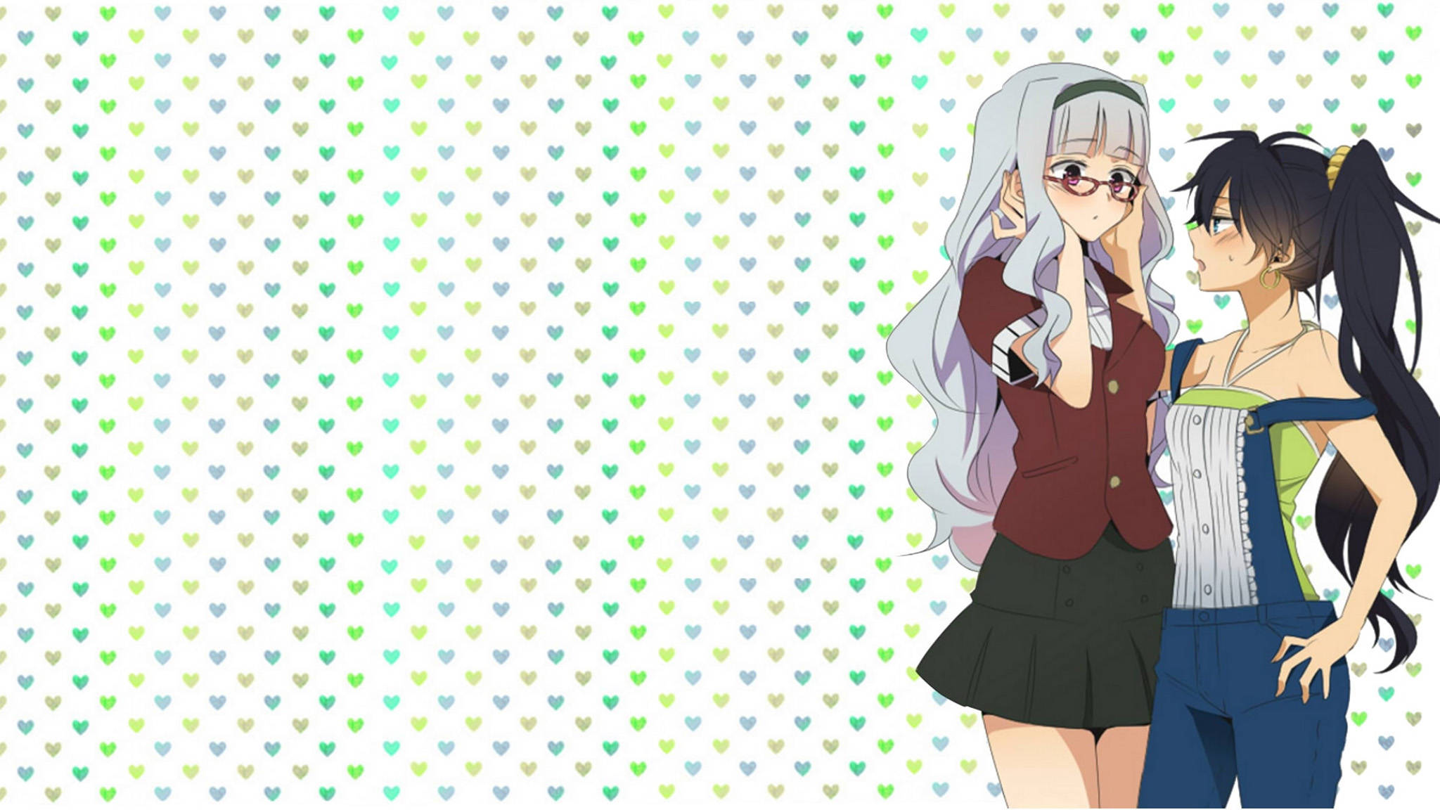 Lesbiene anime Takane și Hibiki Fundal