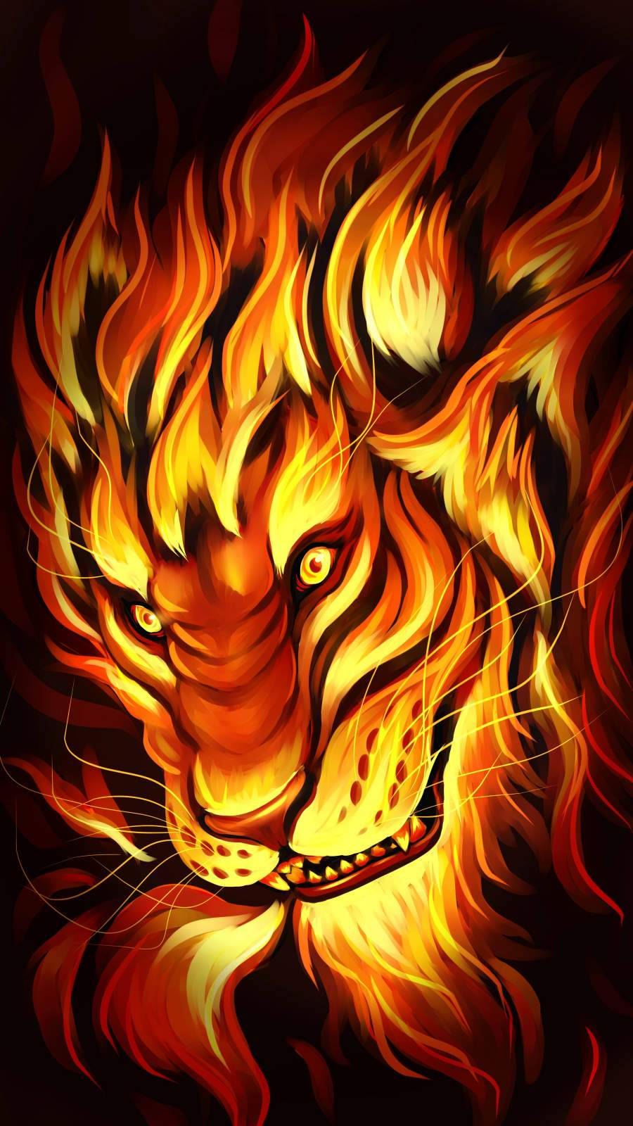 Leu de Foc Furios Fundal