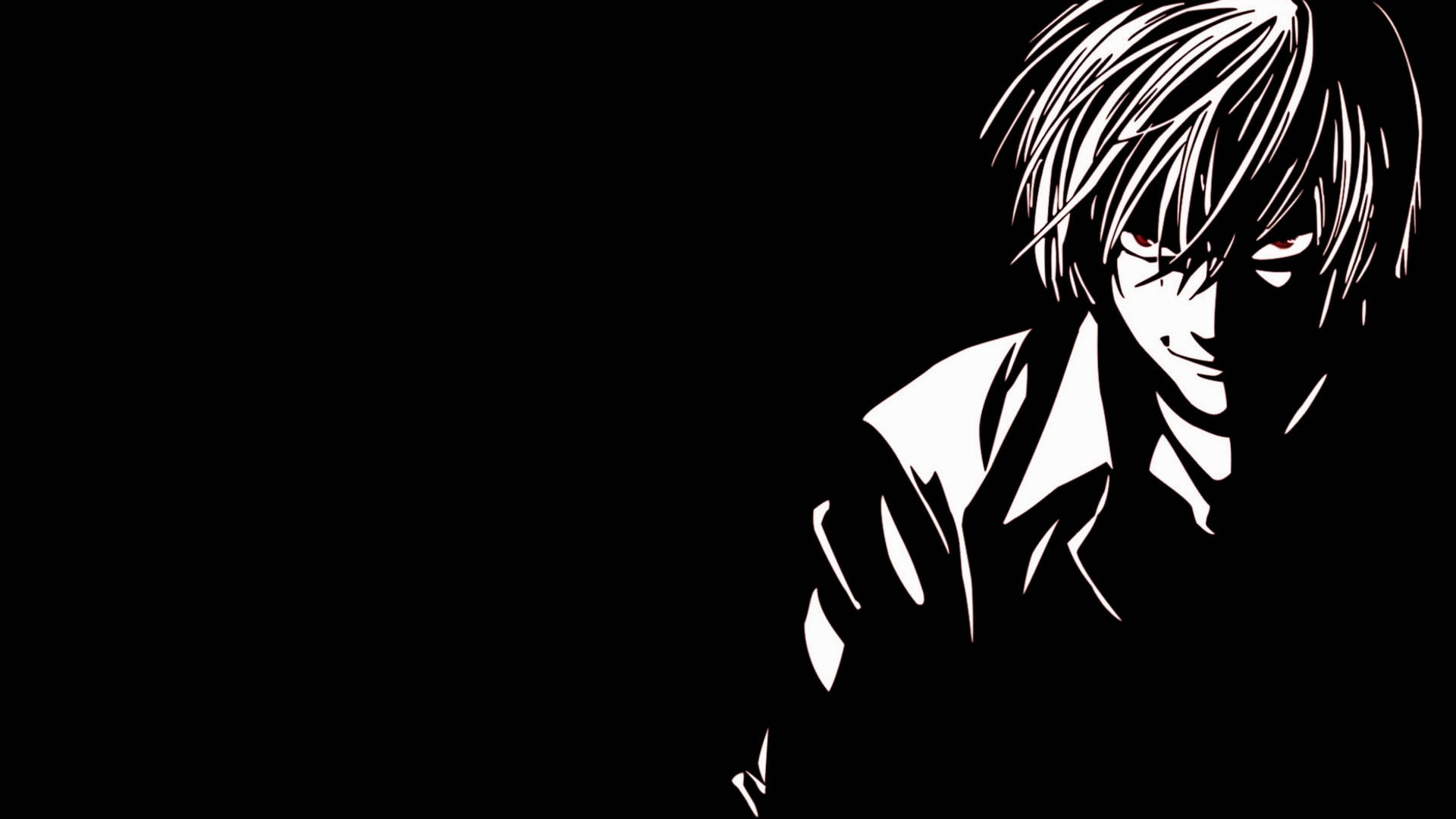 Light Yagami Estetică Anime Întunecată Desktop Fundal