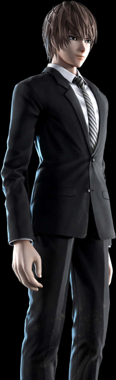 Light Yagami Personaj Death Note — Anime estetic GIF Fundal