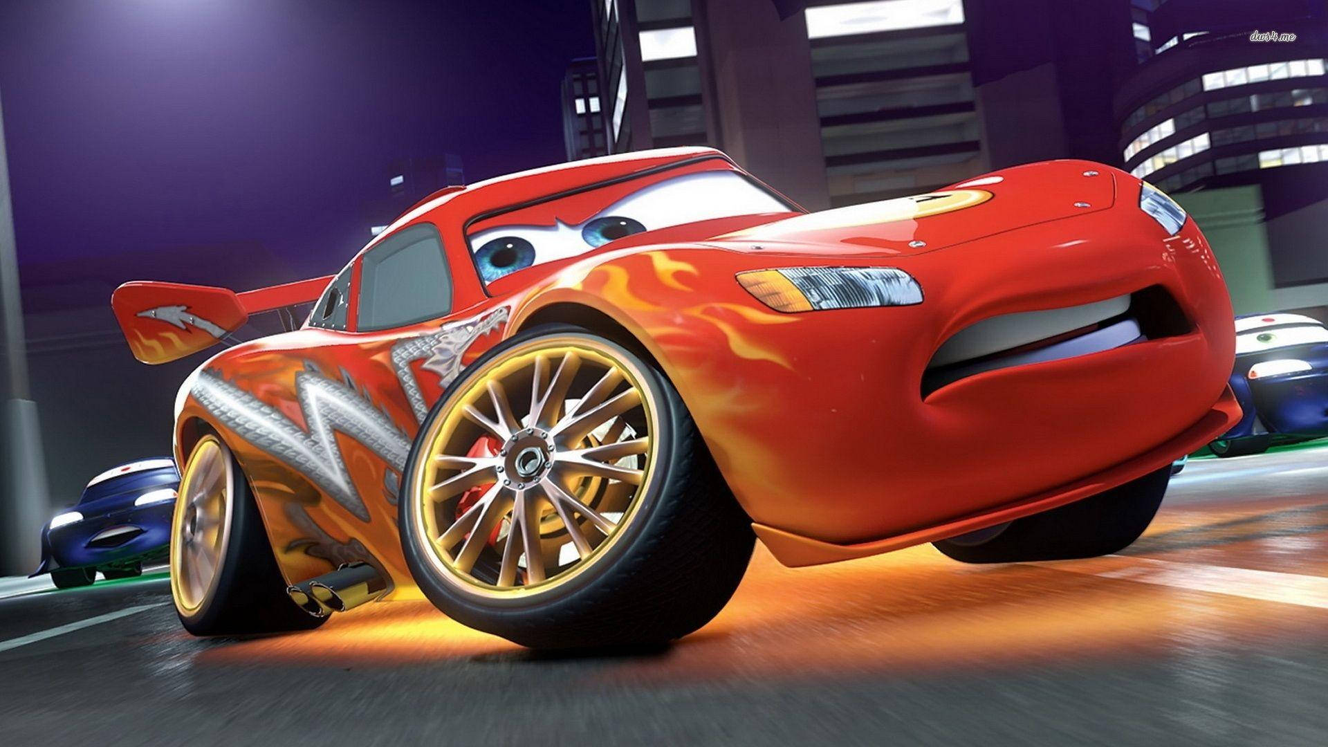 Lightning McQueen în Înaltă Definiție Fundal