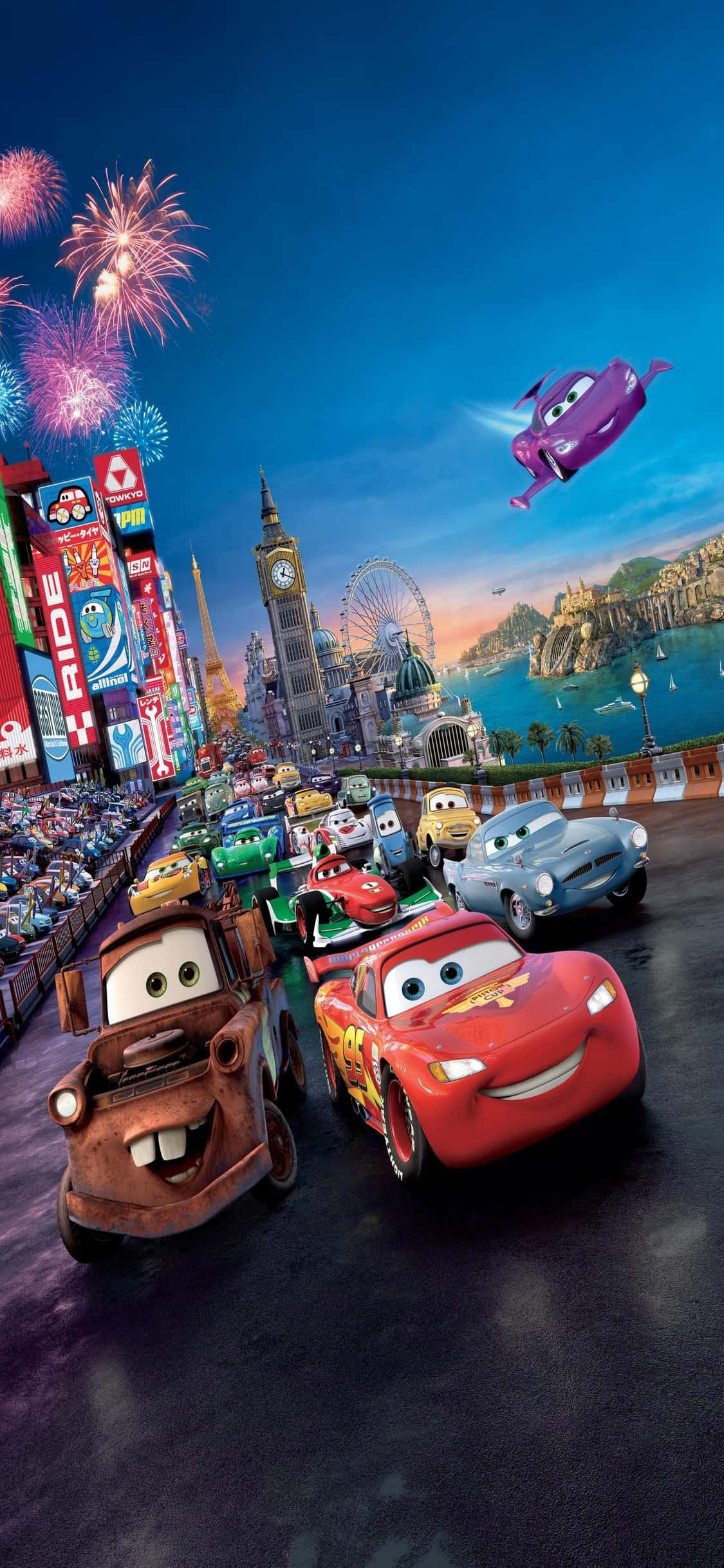 Lightning McQueen Londra iPhone X Fundal Masini Fundal