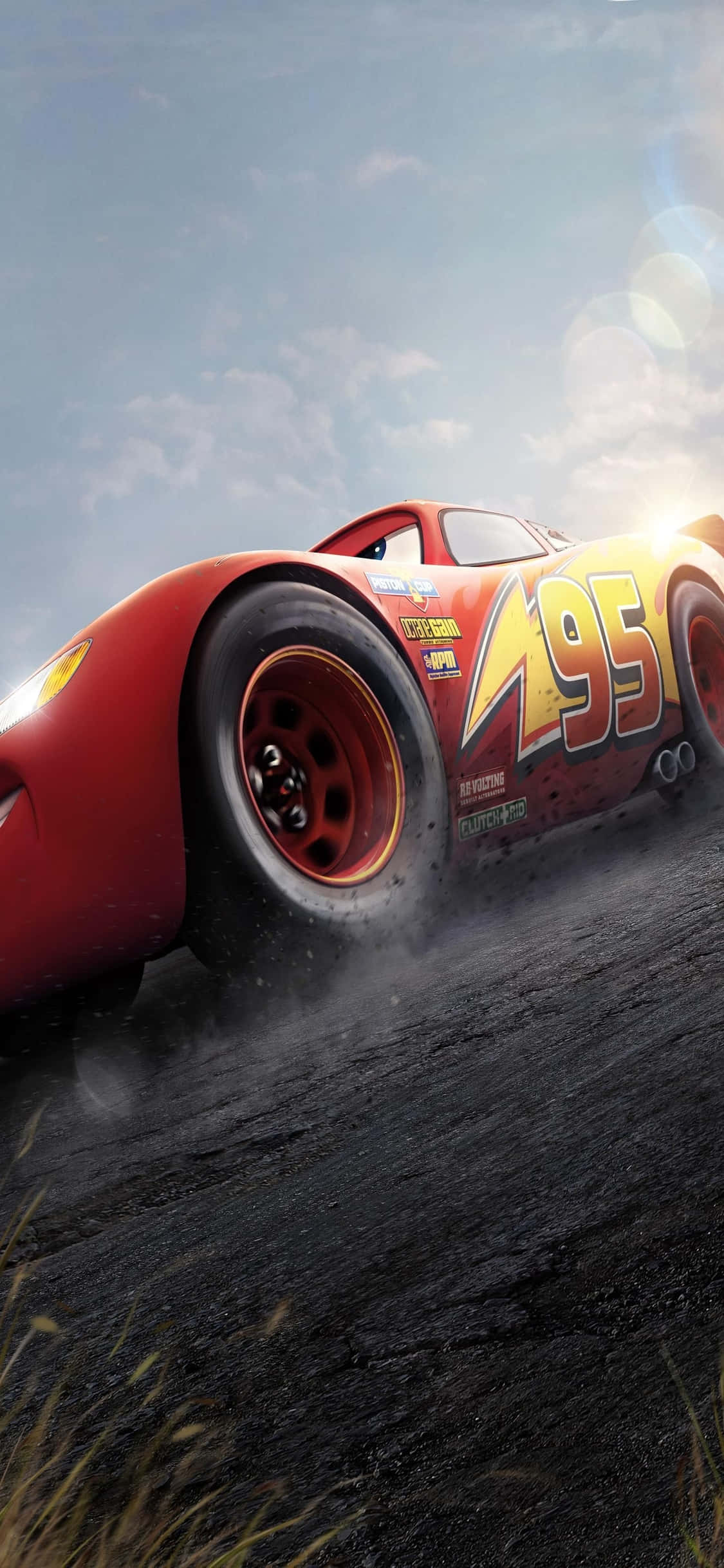 Lightning McQueen Racer Fundal iPhone X Cars Fundal