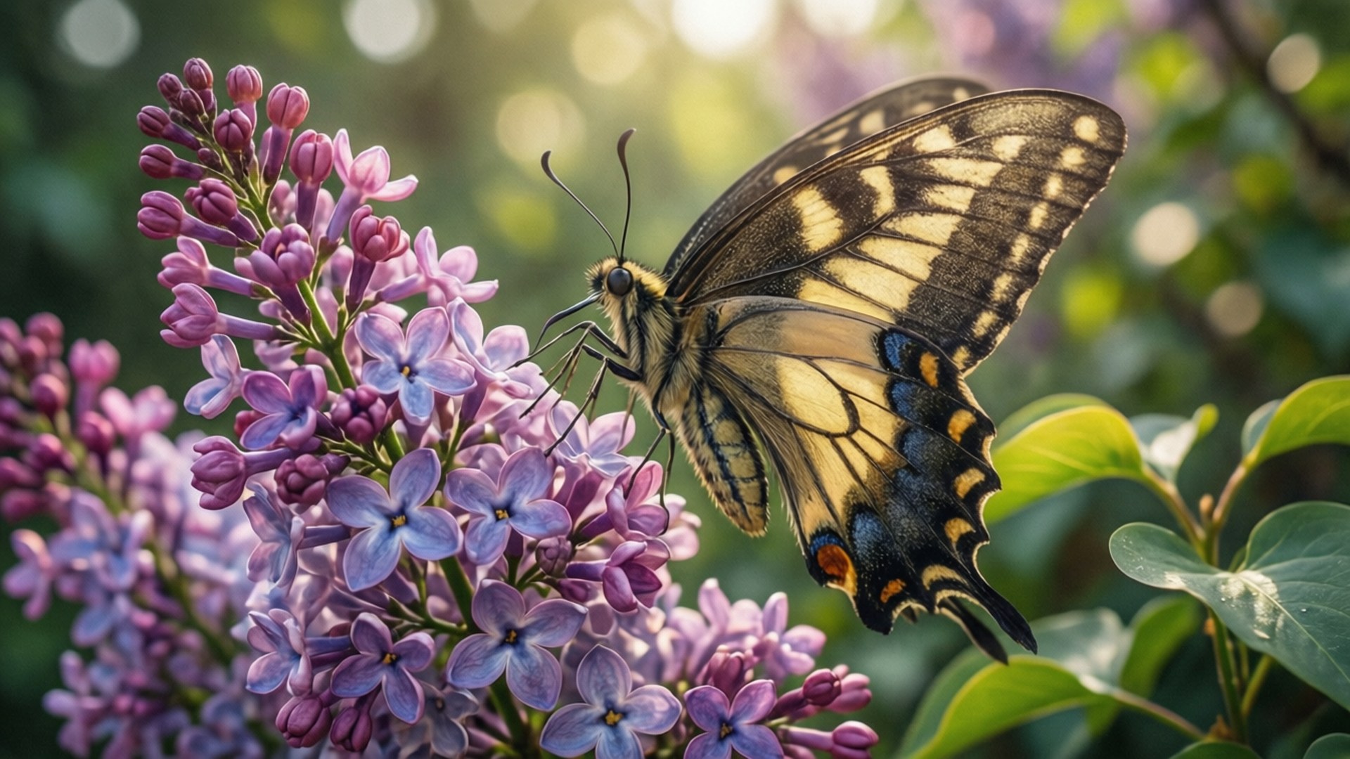 Liliac Swallowtail Fundal