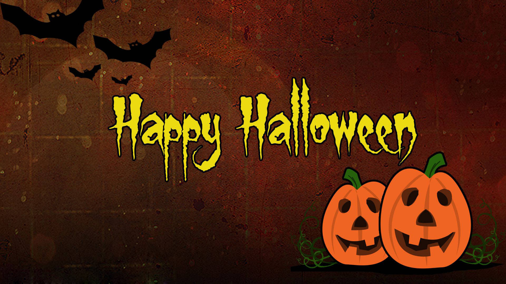 Lilieci și Dovleci Drăguți pentru Halloween Fundal