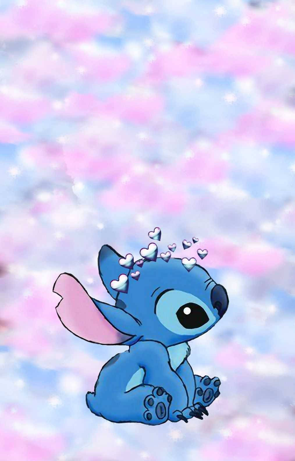 Lilo și Stitch pastel iPhone Fundal