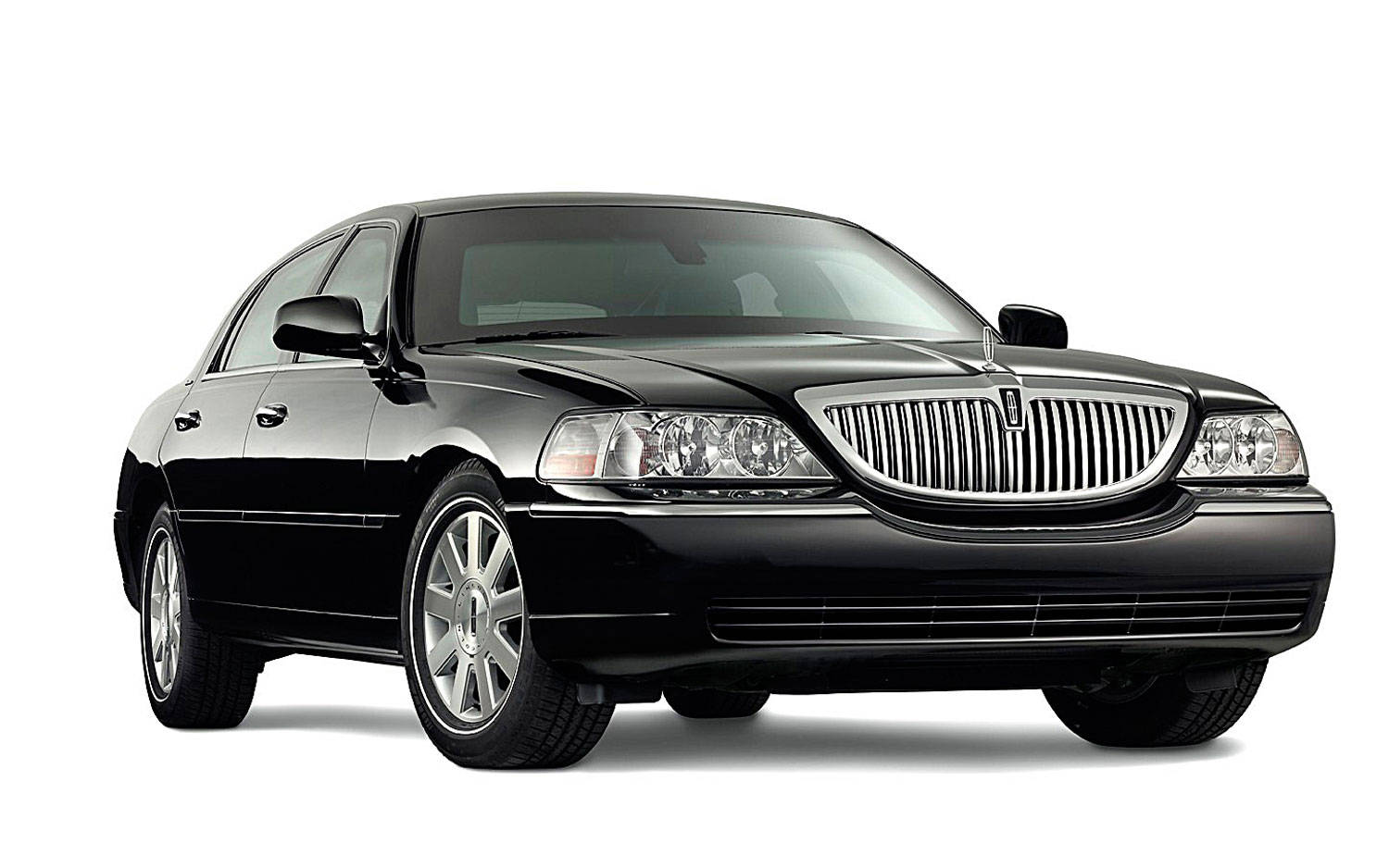 Lincoln Town Car Negru Mașină Fundal