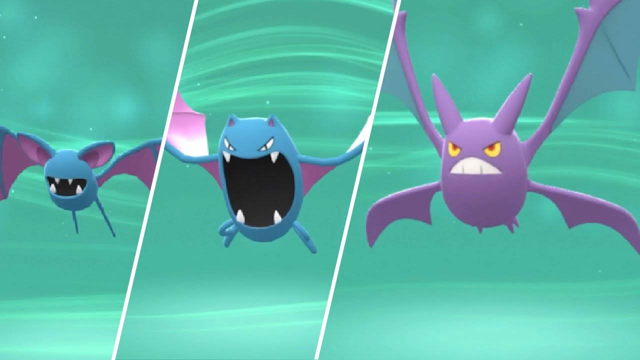 Linia de evoluție 3D Zubat Fundal