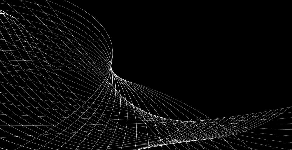 Linii Geometrice Abstracte pe Fundal Negru Fundal