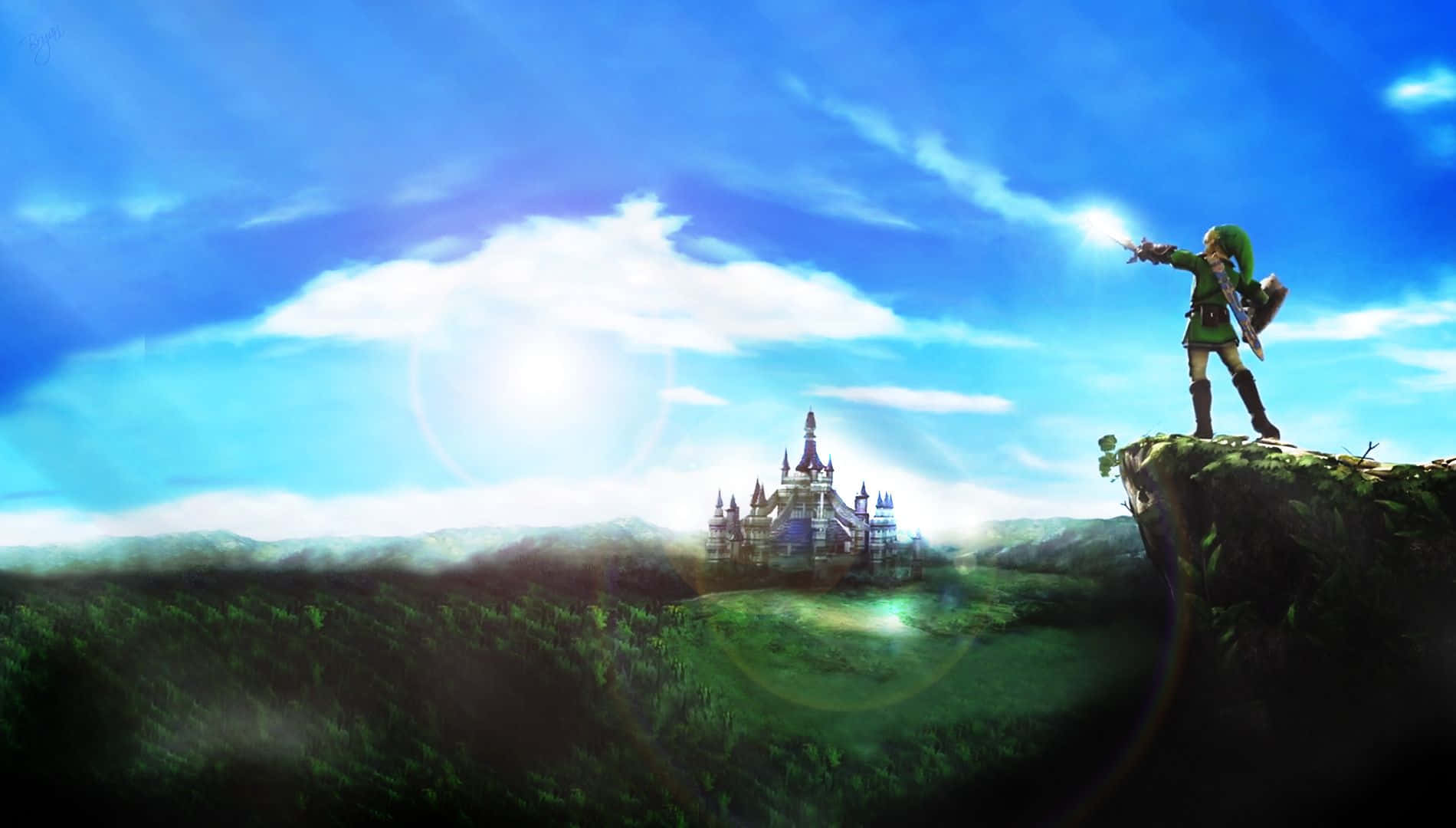 Link și Zelda aleargă să salveze Arhipelagul în The Legend of Zelda Fundal