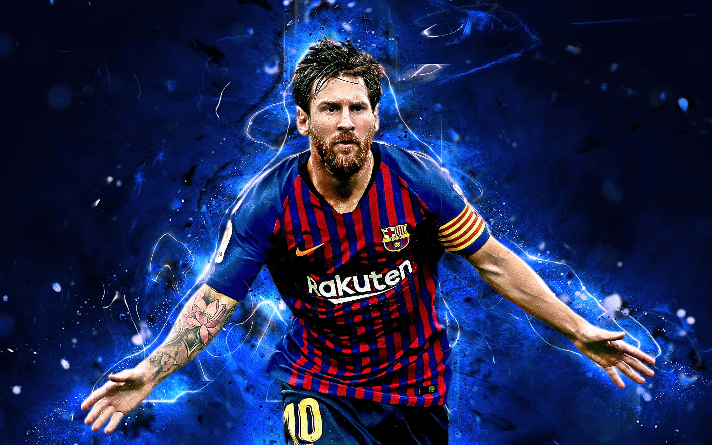 Lionel Messi, câștigător a cinci trofee Balonul de Aur Fundal