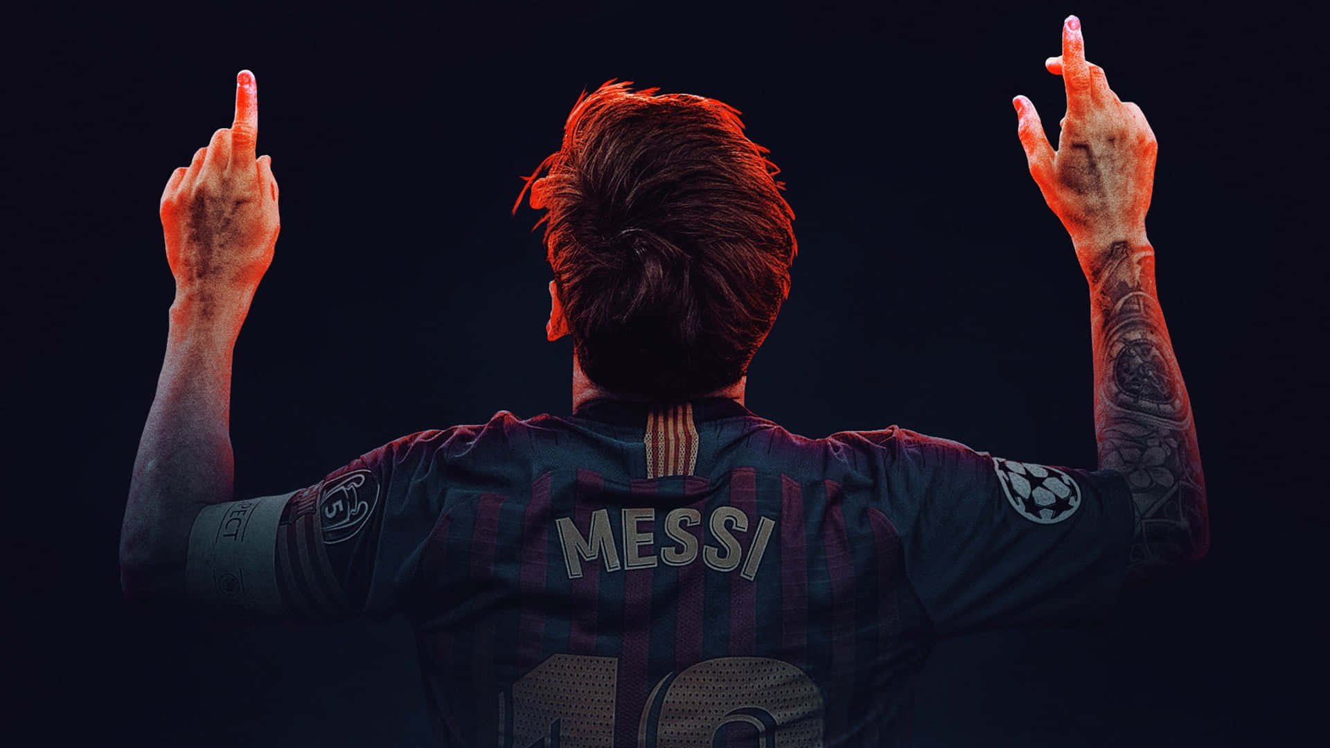 "Lionel Messi continuă să doboare recorduri, o lovitură de picior la un moment dat." Fundal