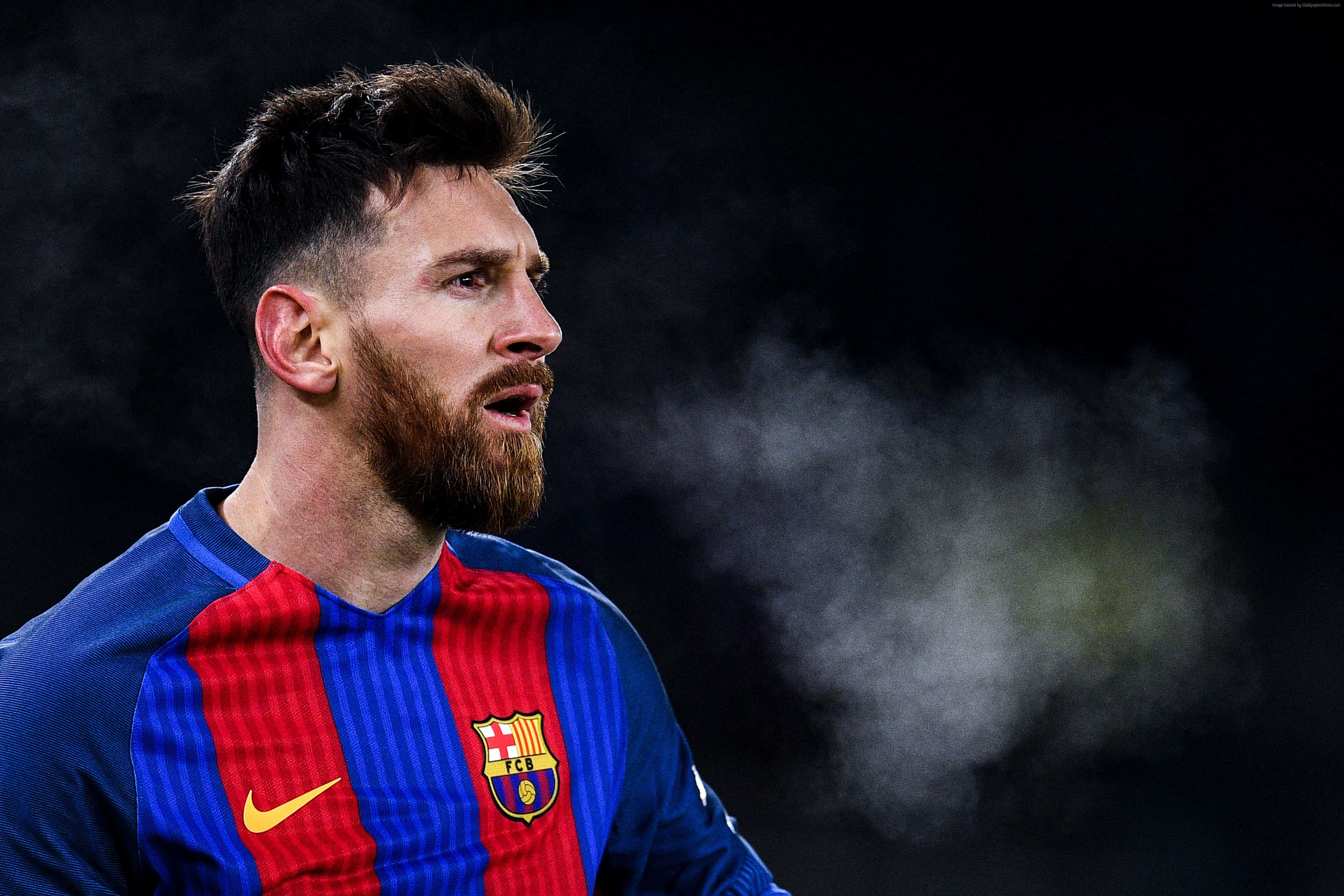 Lionel Messi Fotbal 4K Fundal