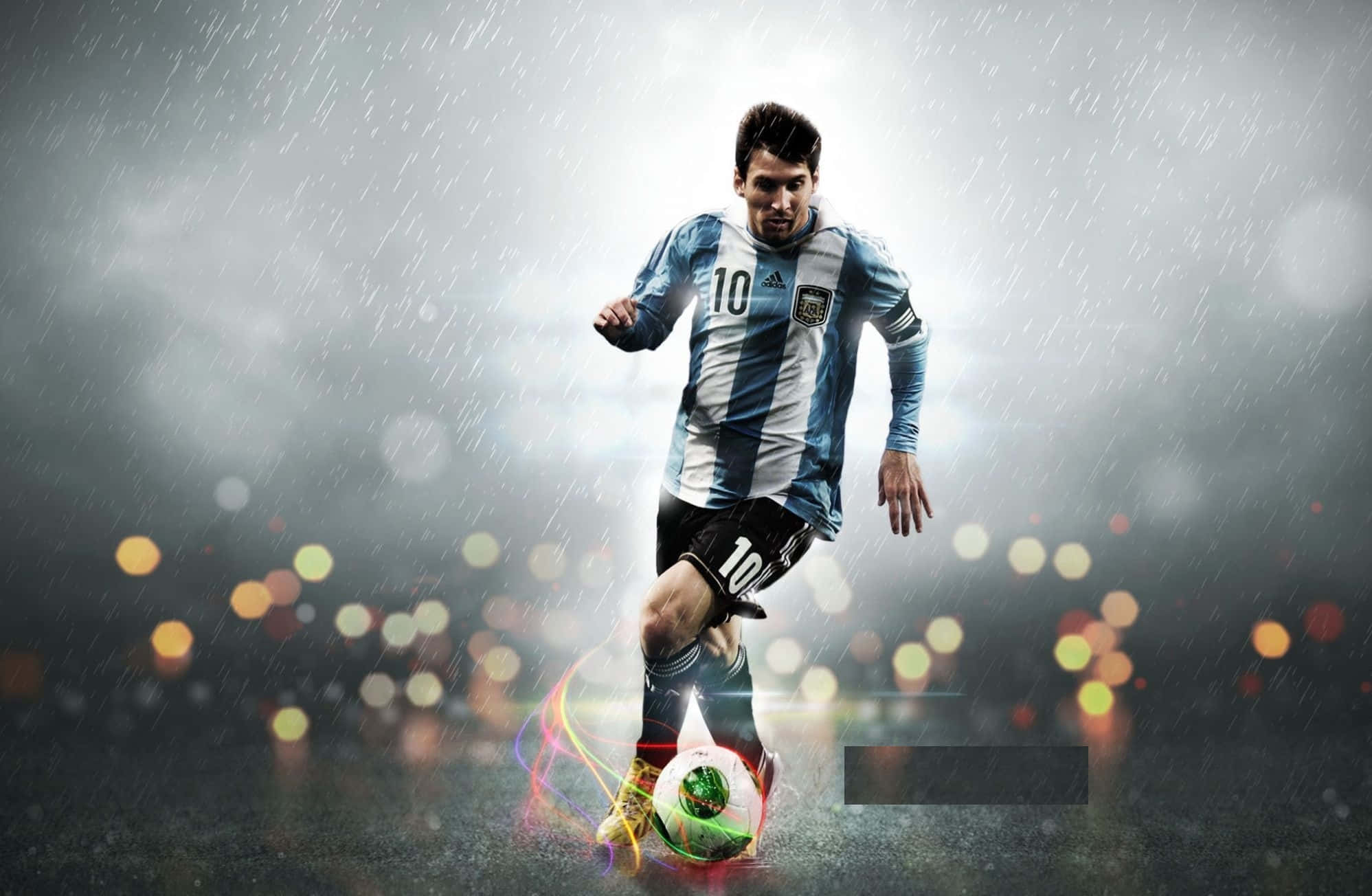 Lionel Messi Pozează Perfect Fundal