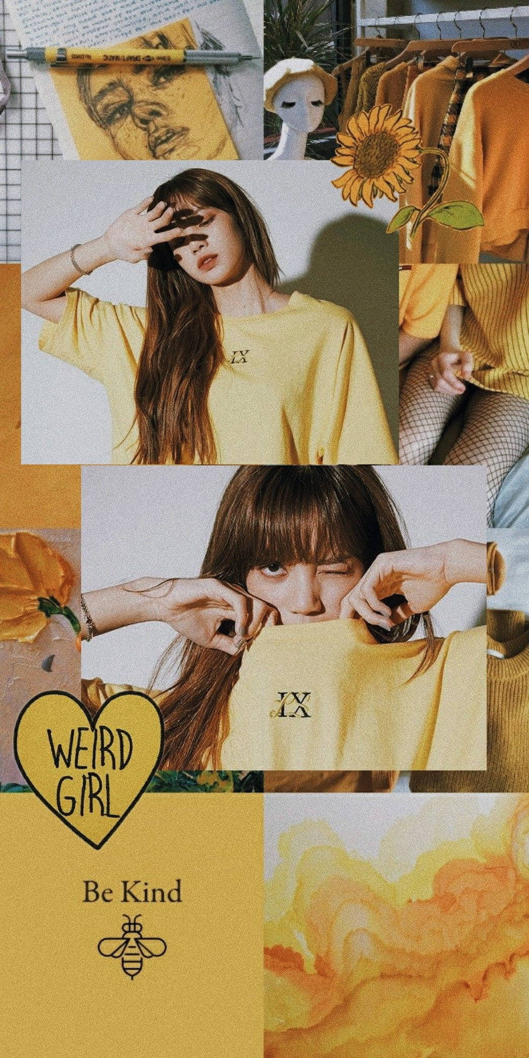 Lisa Blackpink HD Colaj Estetic Fundal