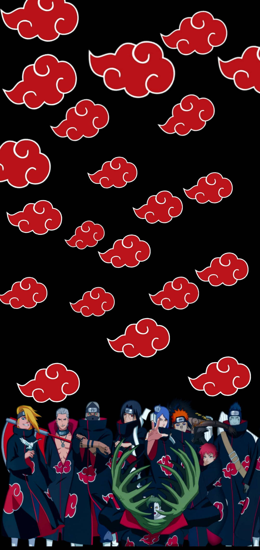 Logo Akatsuki Clanul Shinobi Fundal
