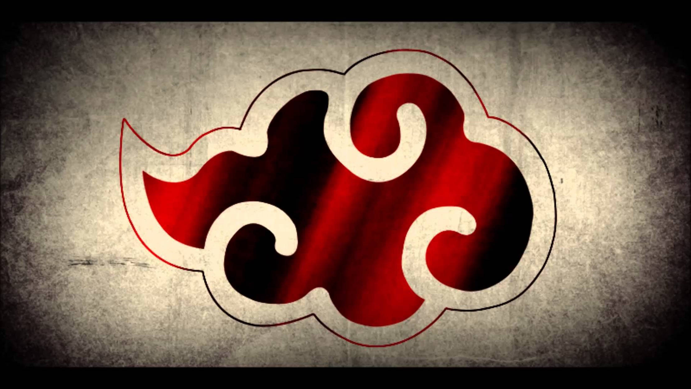 Logo Akatsuki în două tonuri de culoare Fundal