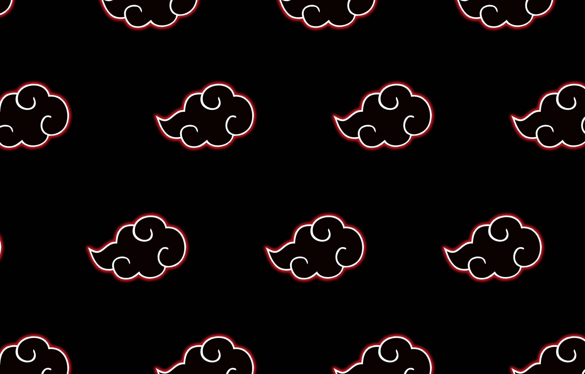 Logo Akatsuki Nori Negre Shinobi Fundal