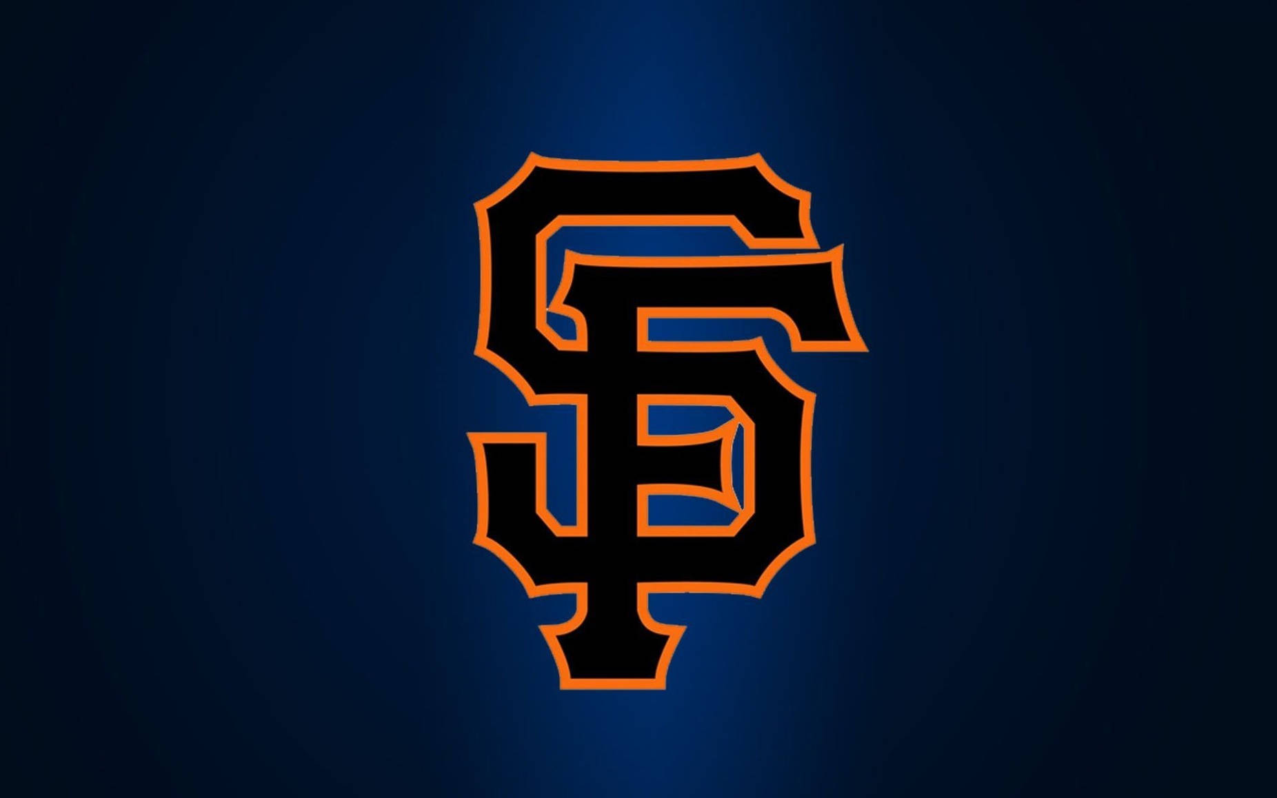 Logo albastru-negru al echipei San Francisco Giants Fundal