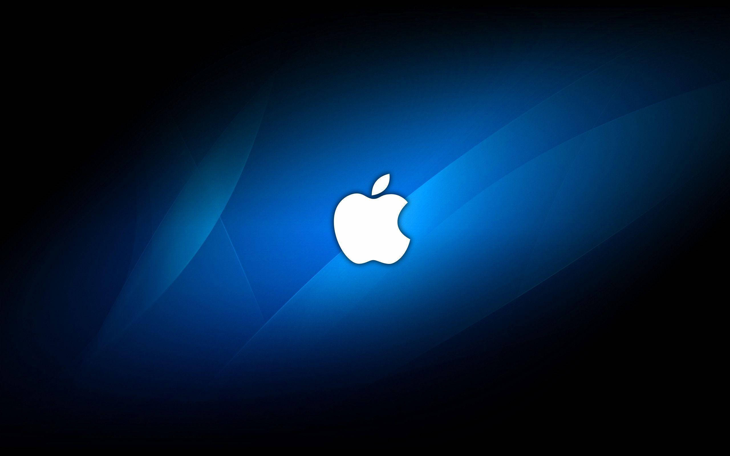 Logo Apple alb 4K Fundal