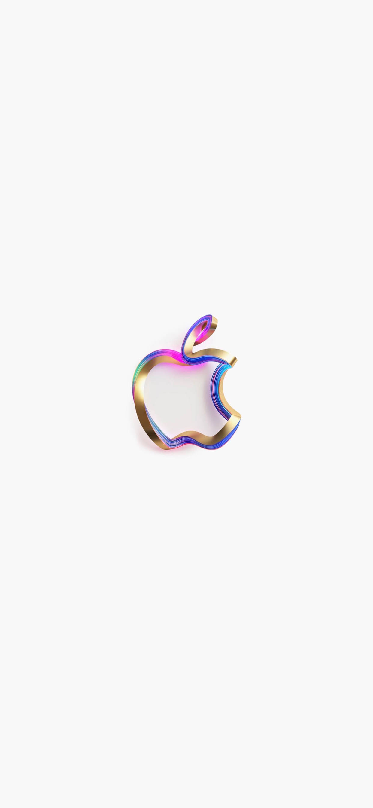 Logo Apple Auriu iPhone Fundal