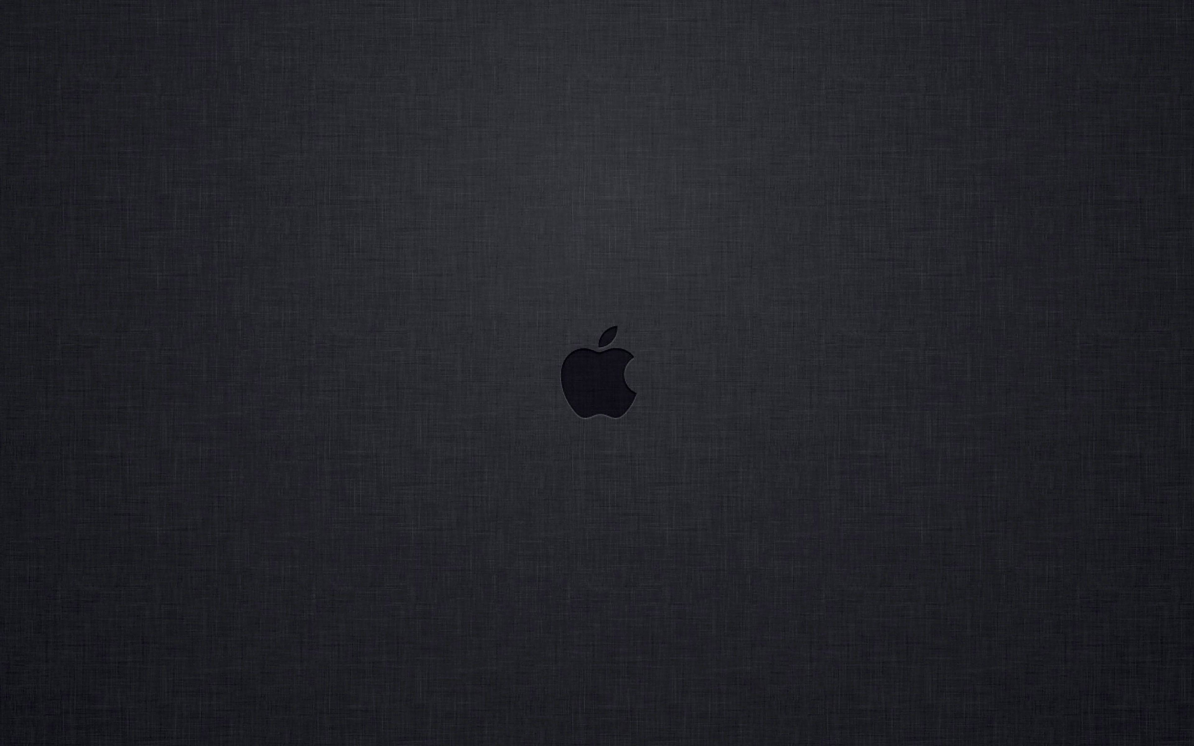 Logo Apple Mic Negru Mac Fundal