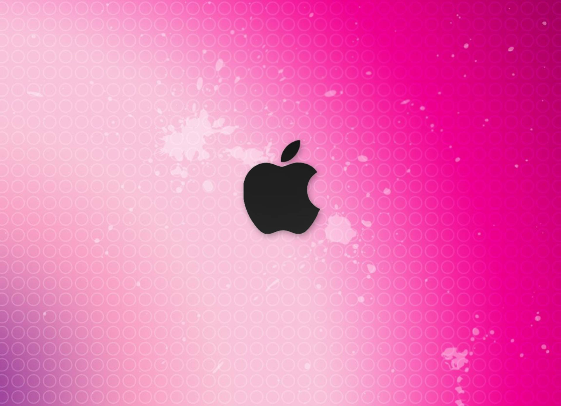 Logo Apple Roz și Drăguț Fundal