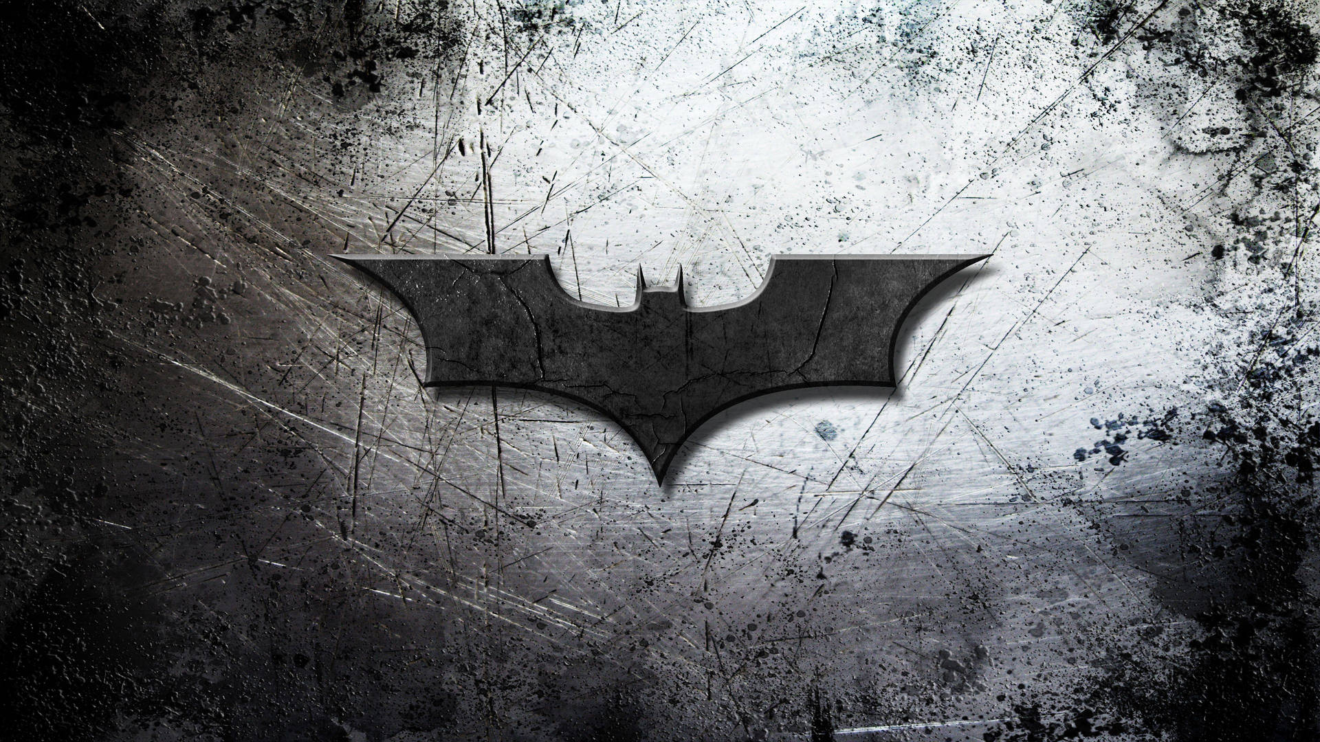 Tapet cu logo Batman deteriorat — Batman Fundal