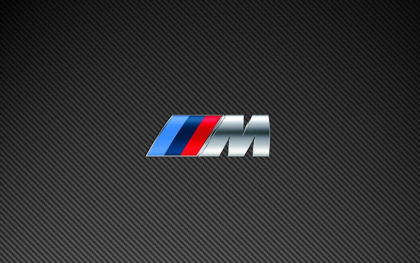 Logo BMW M în Model Gri Fundal