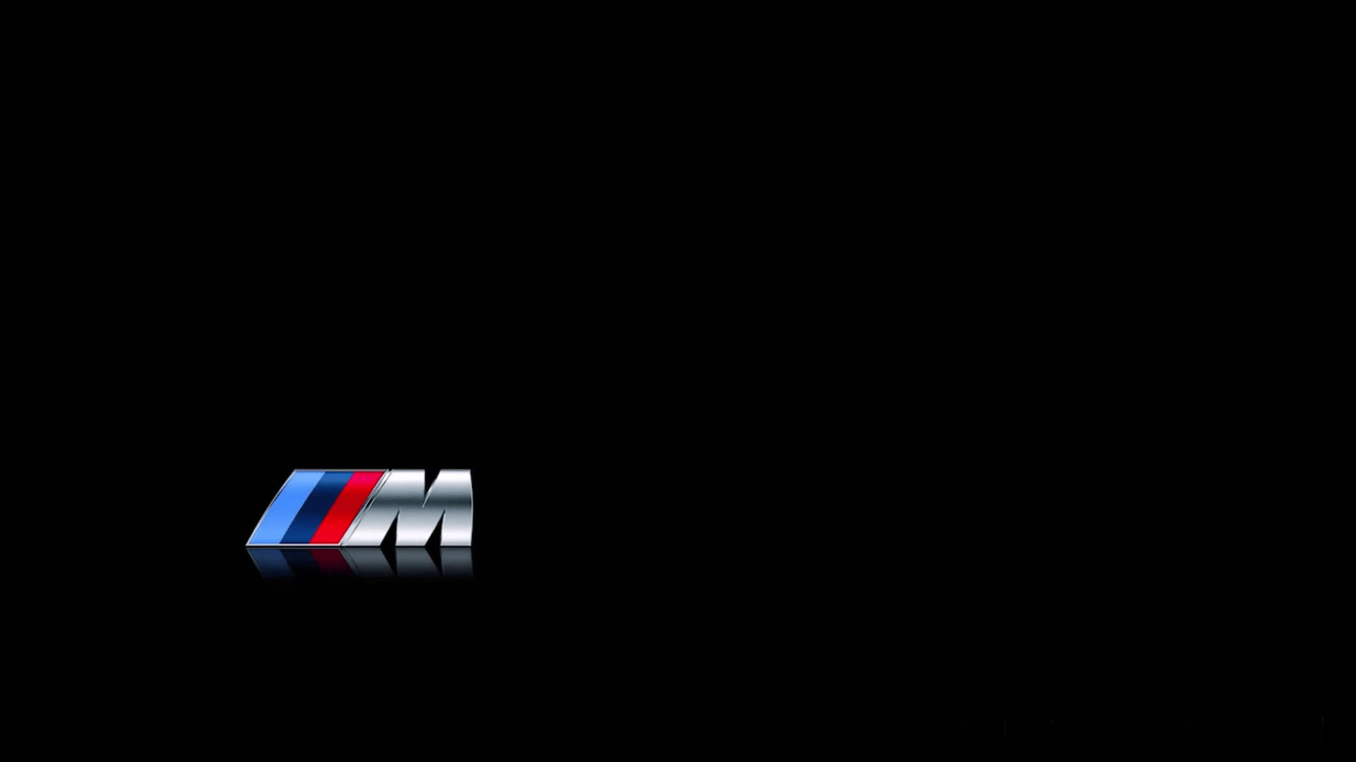 Logo BMW M Negru Simplu Fundal